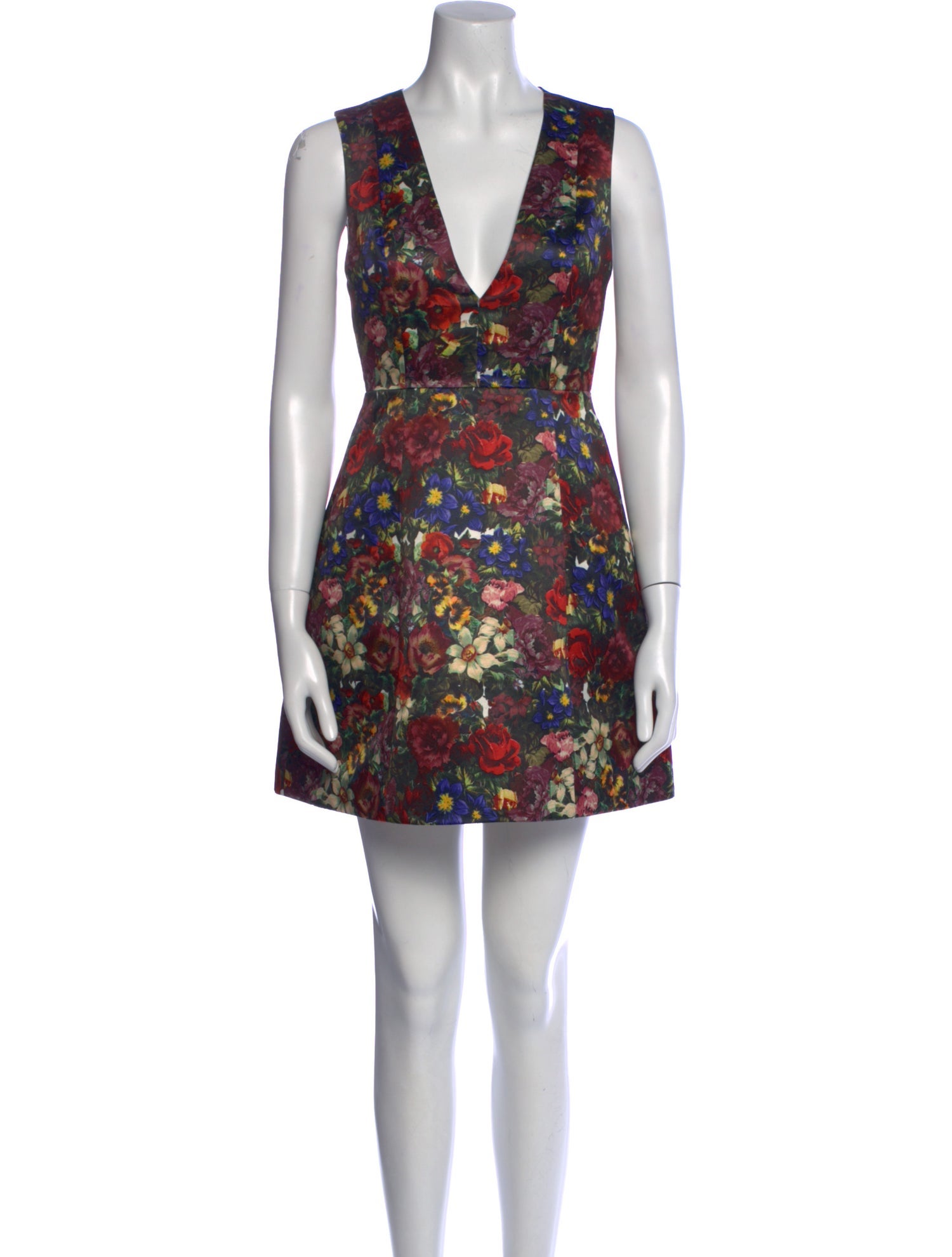 Alice + Olivia Floral Print Mini Dress