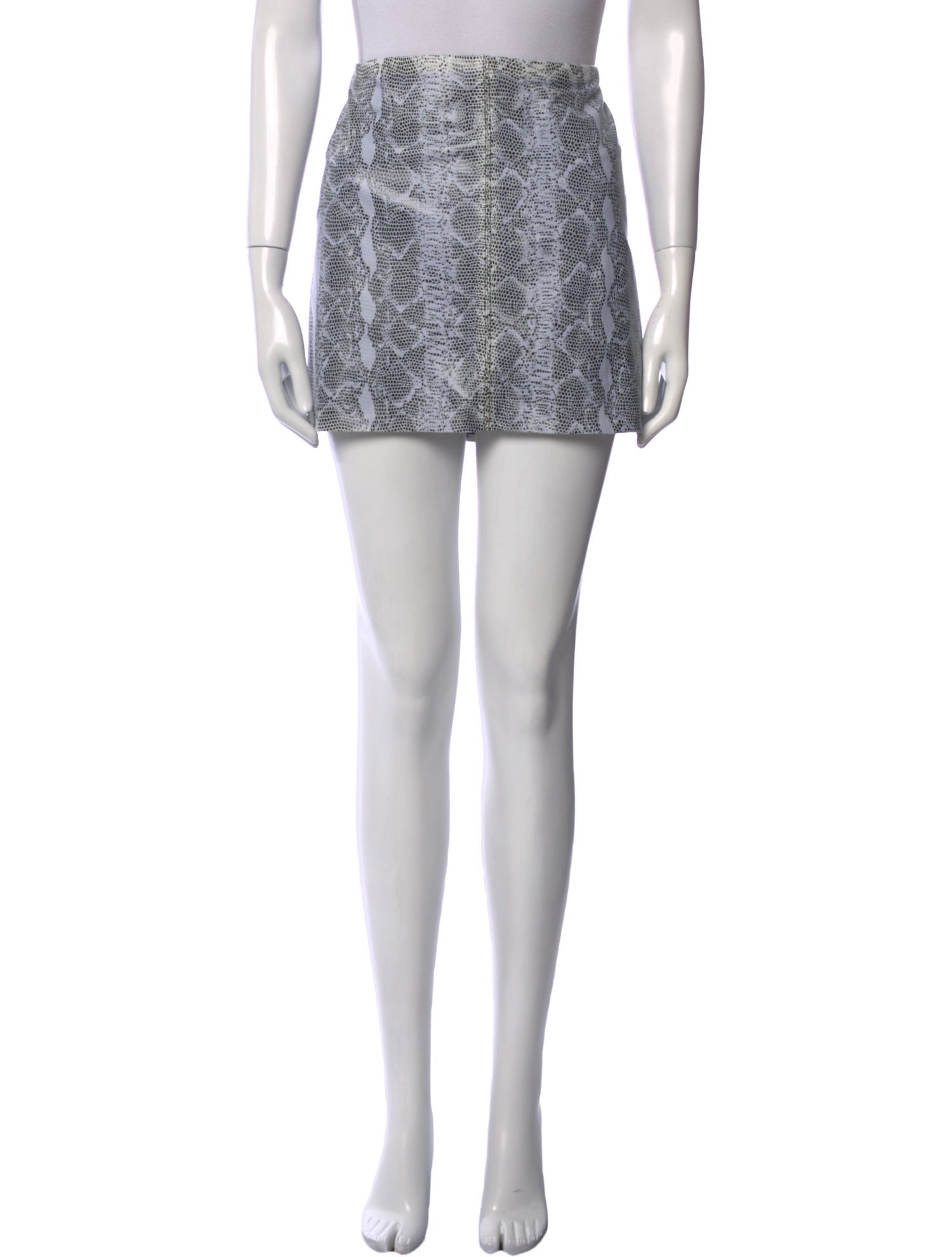 Alice + Olivia Leather Mini Skirt