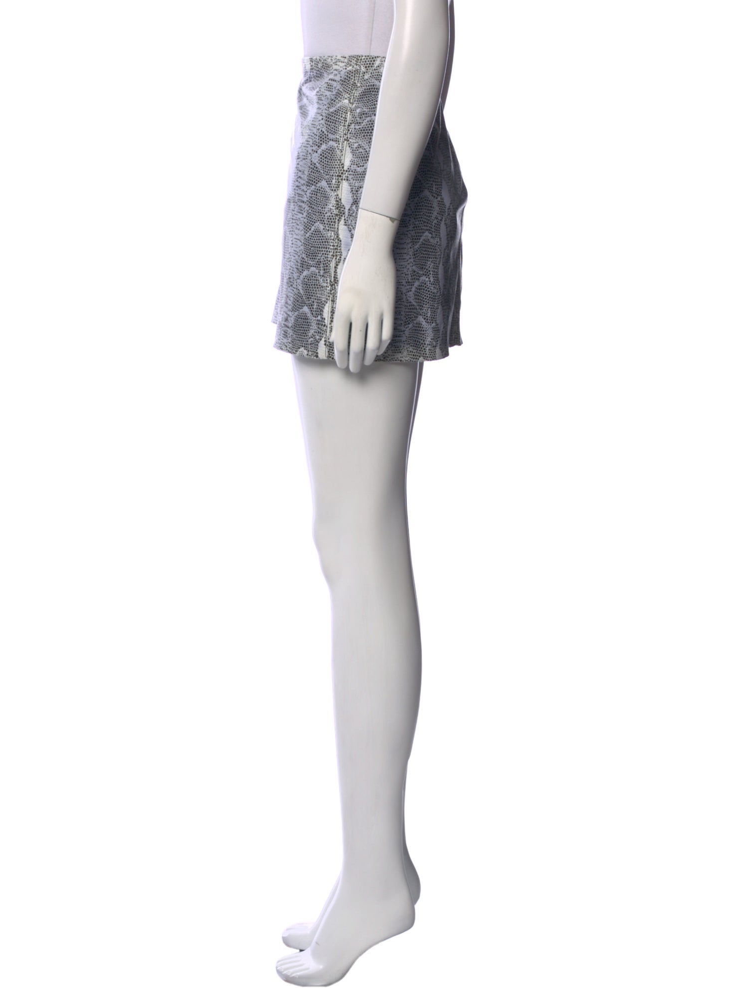 Alice + Olivia Leather Mini Skirt