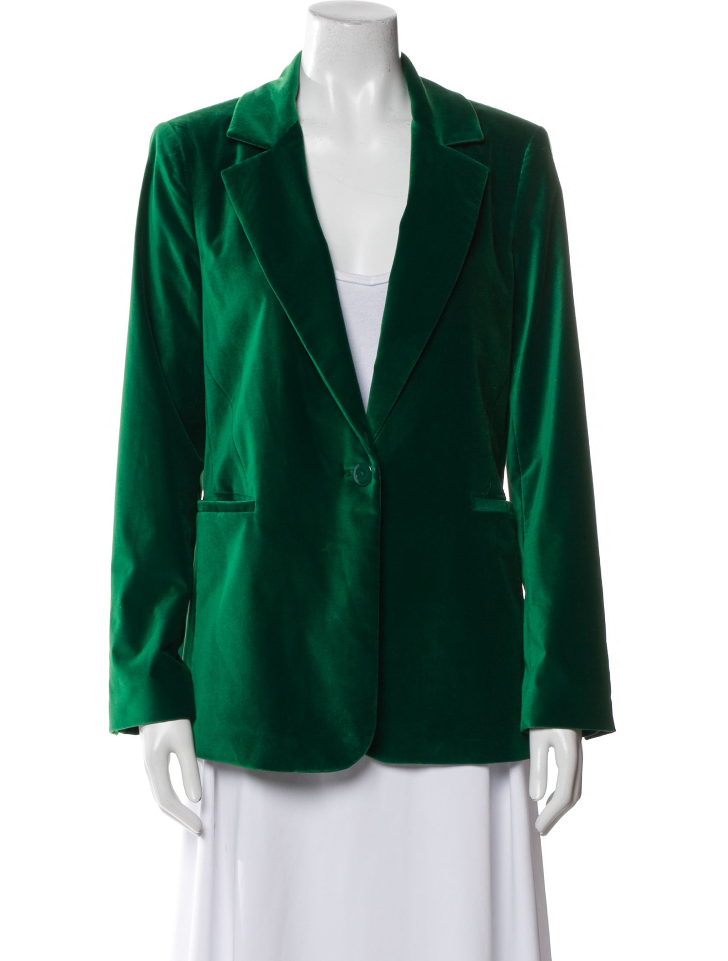 Alice + Olivia Velour Blazer