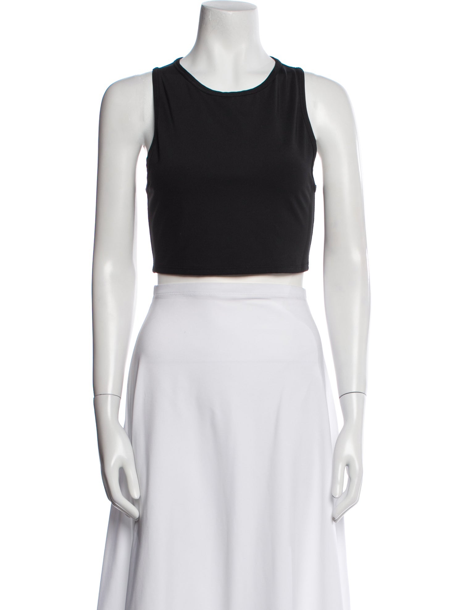 Alice + Olivia Scoop Neck Sleeveless Crop Top