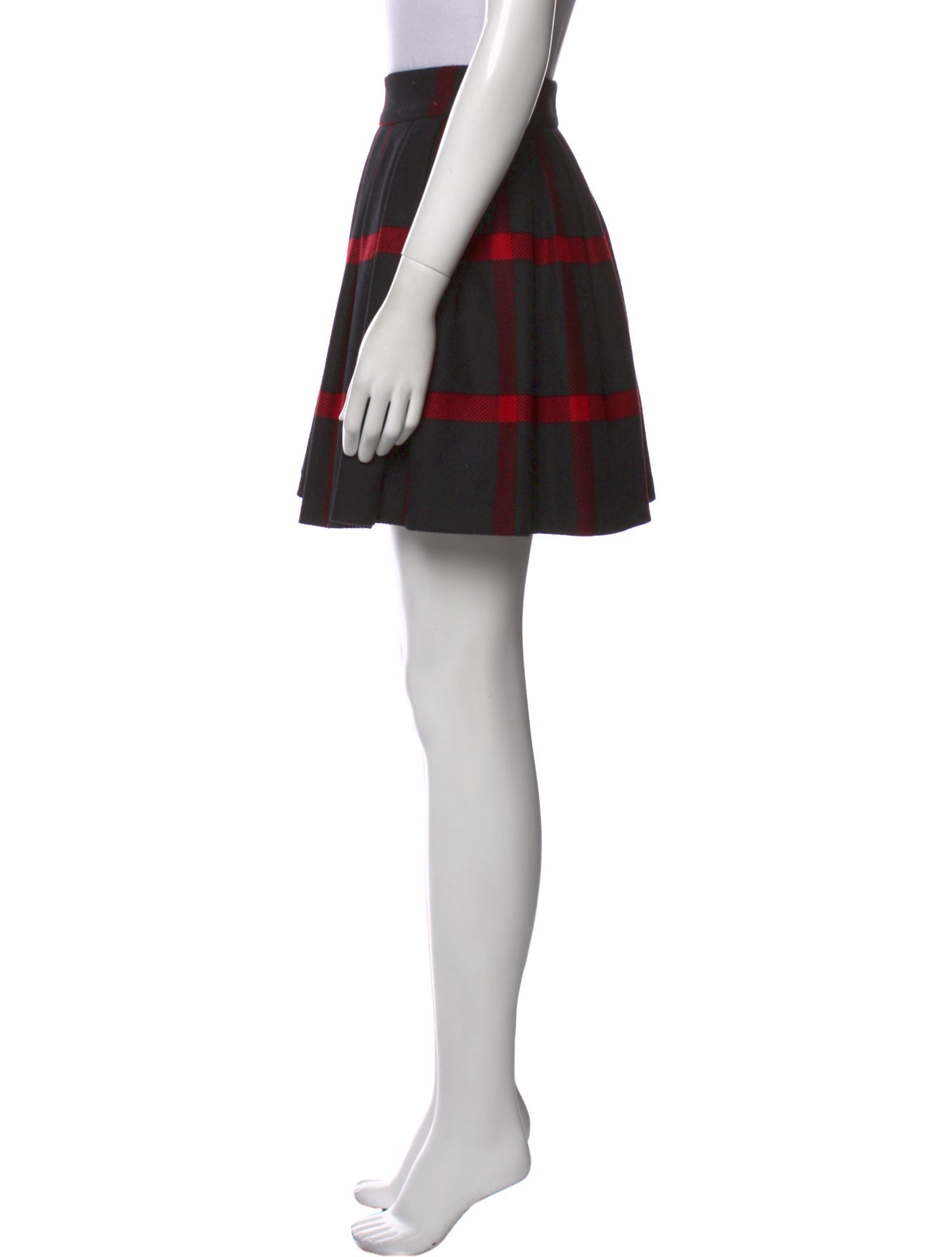 Alice + Olivia Wool Mini Skirt