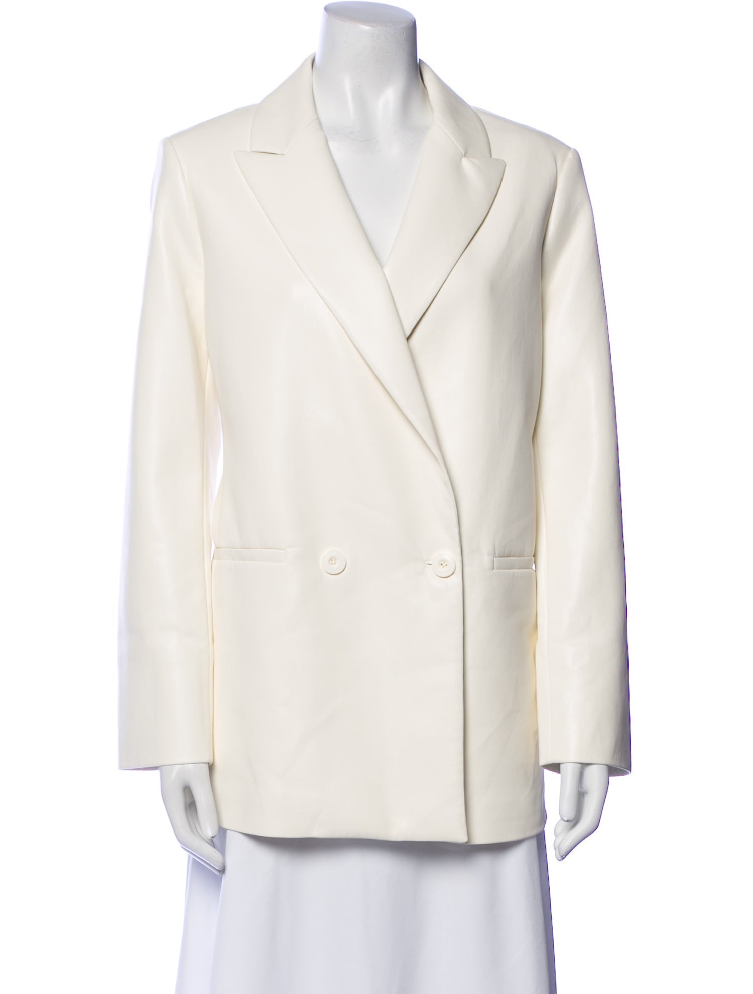 Alice + Olivia Faux Leather Blazer w/ Tags