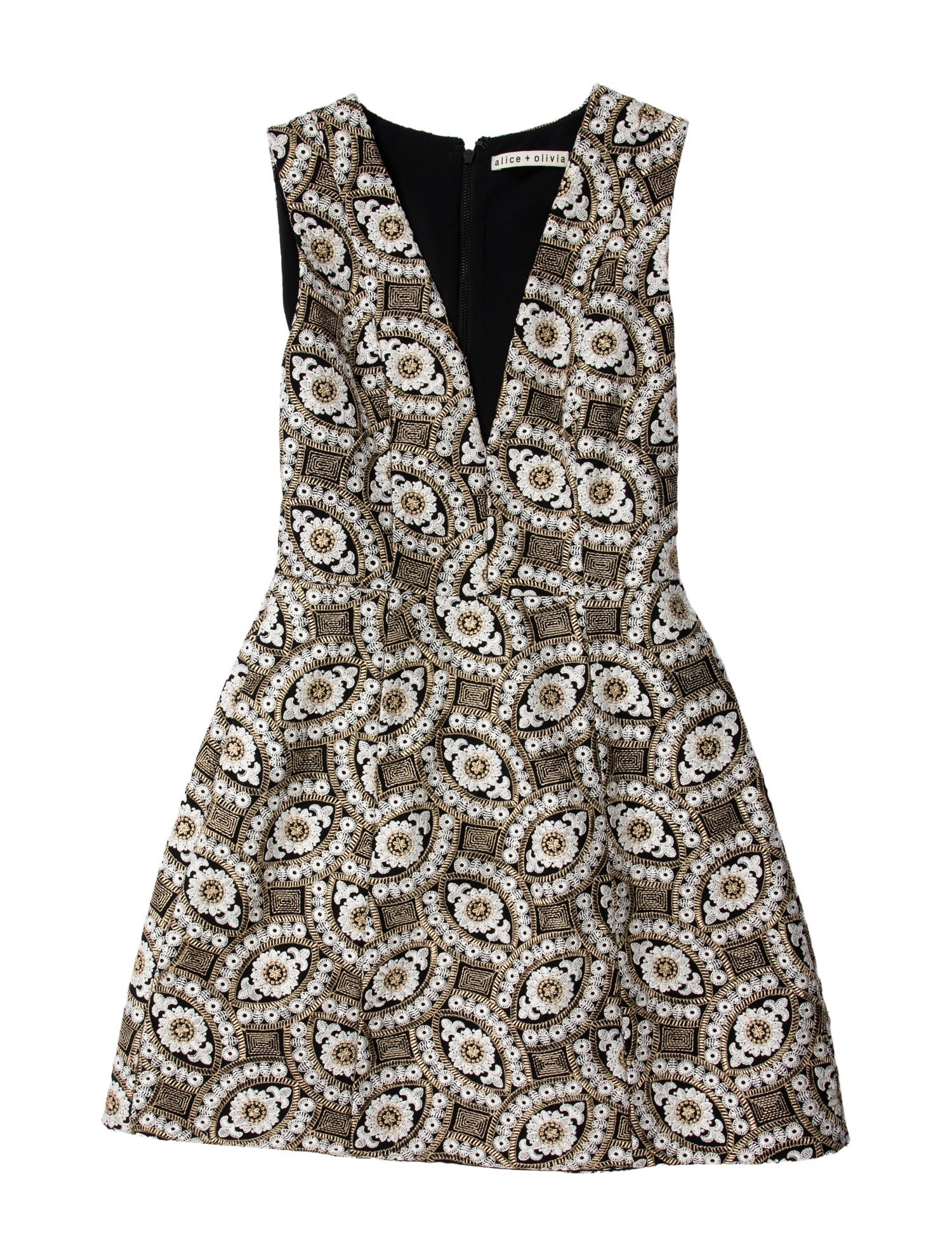 Alice + Olivia Paisley Print Mini Dress