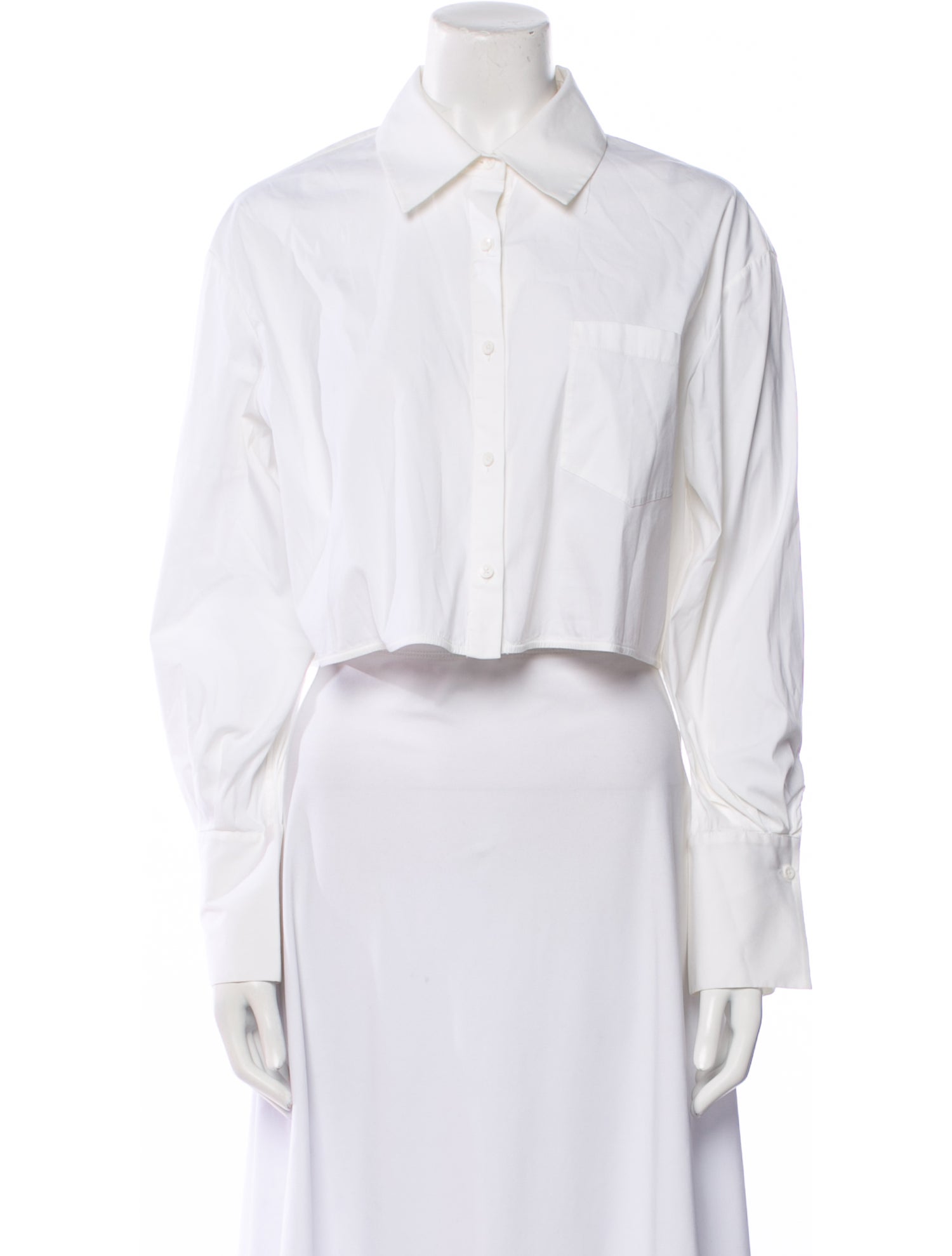 Alice + Olivia Long Sleeve Crop Top