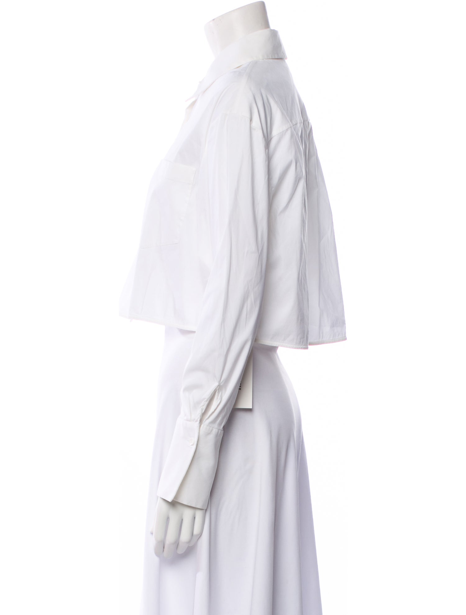 Alice + Olivia Long Sleeve Crop Top