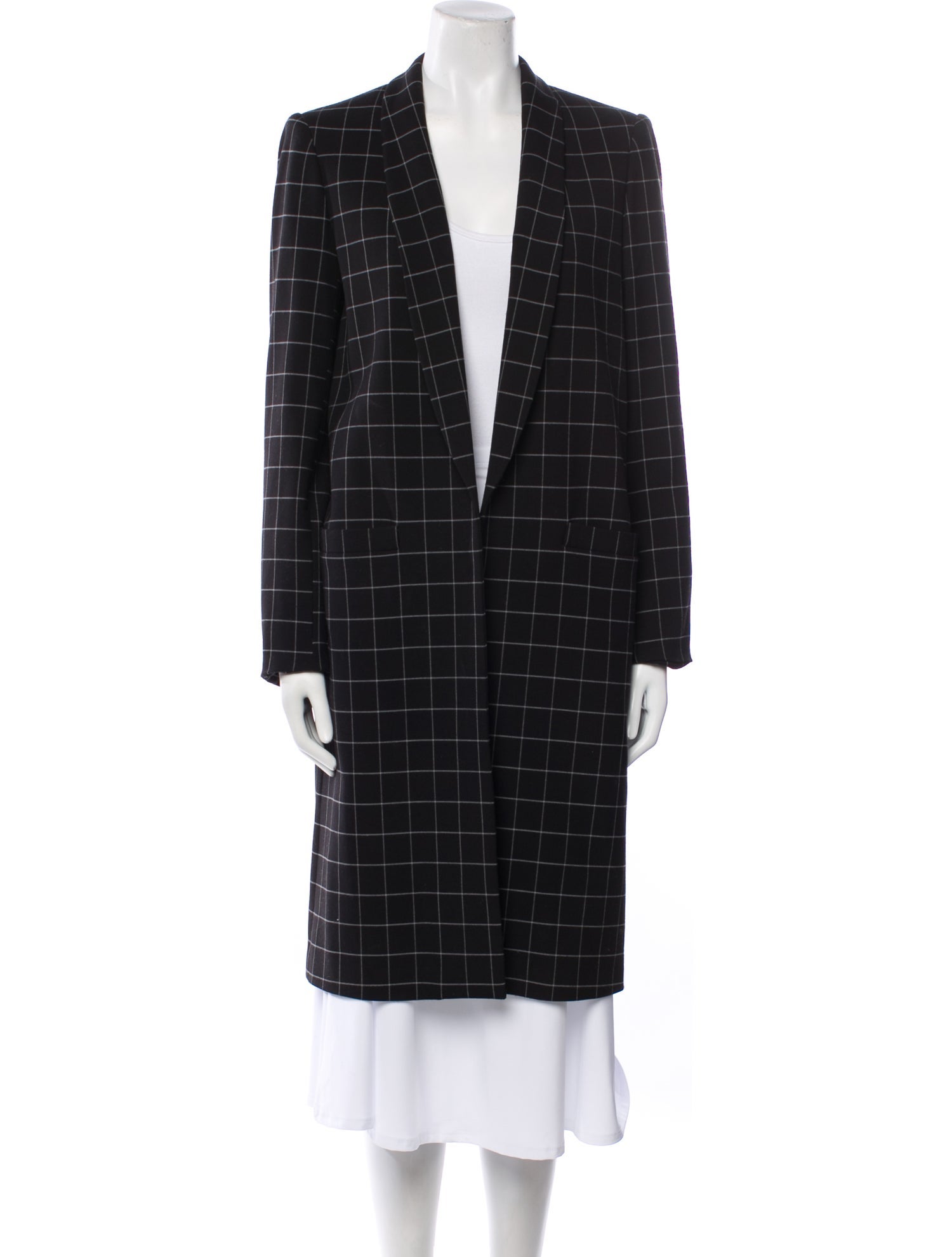 Alice + Olivia Plaid Print Coat