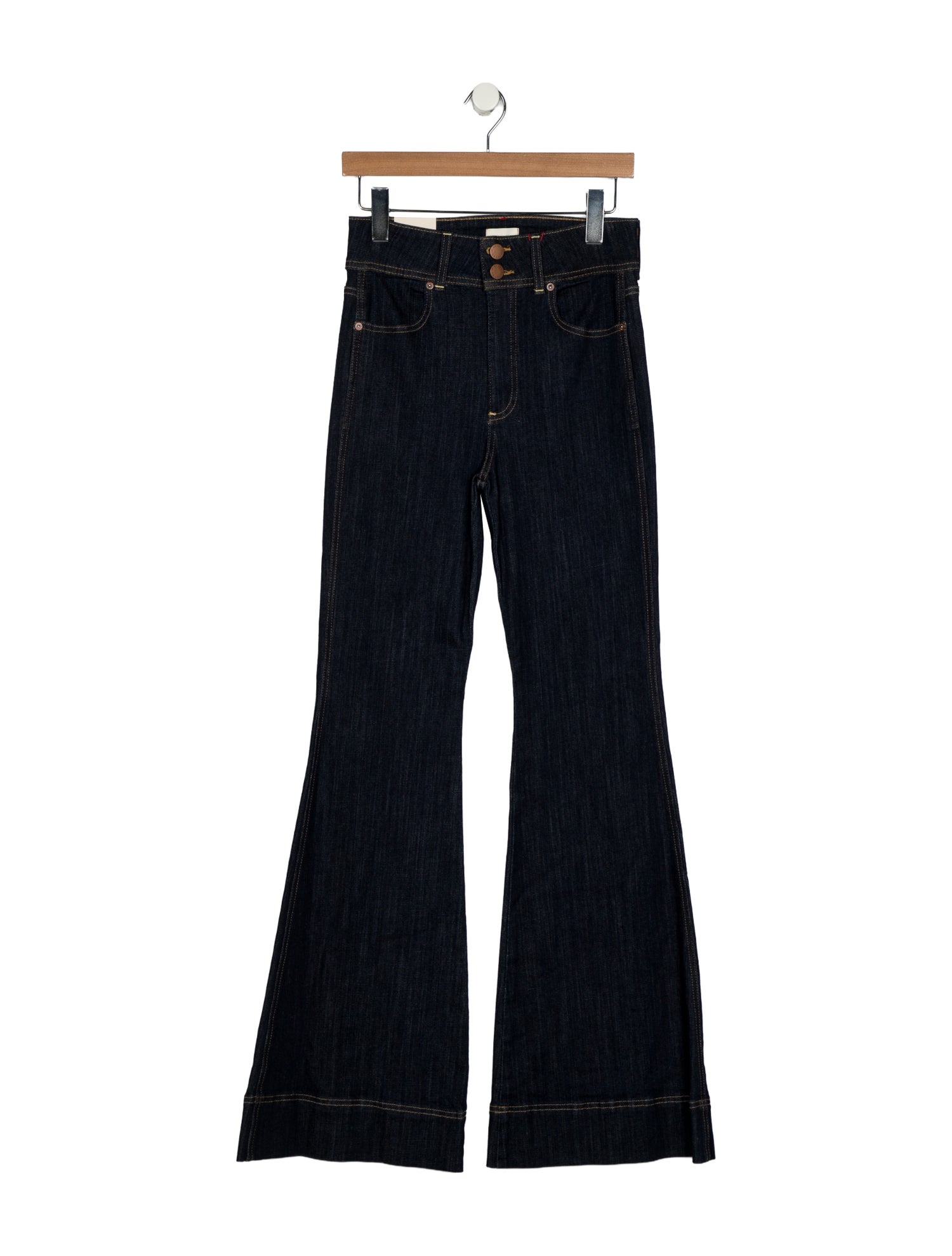 Alice + Olivia High-Rise Wide Leg Jeans