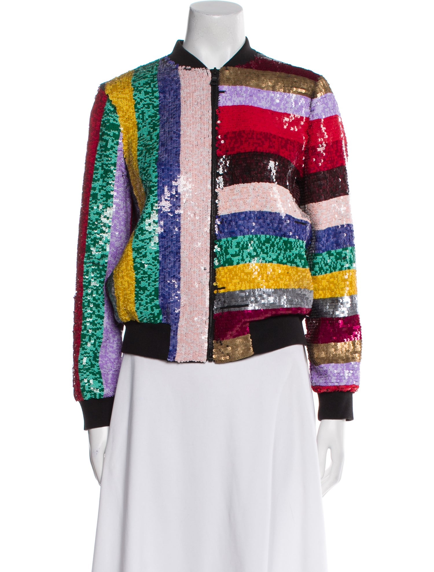 Alice + Olivia Striped Jacket