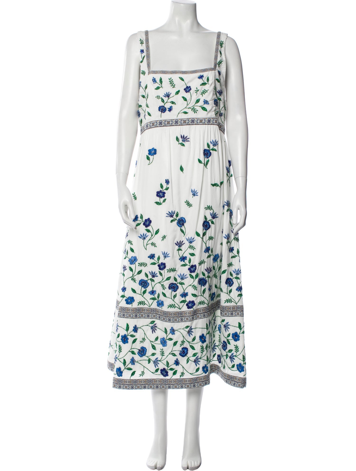Alice + Olivia Floral Print Long Dress w/ Tags