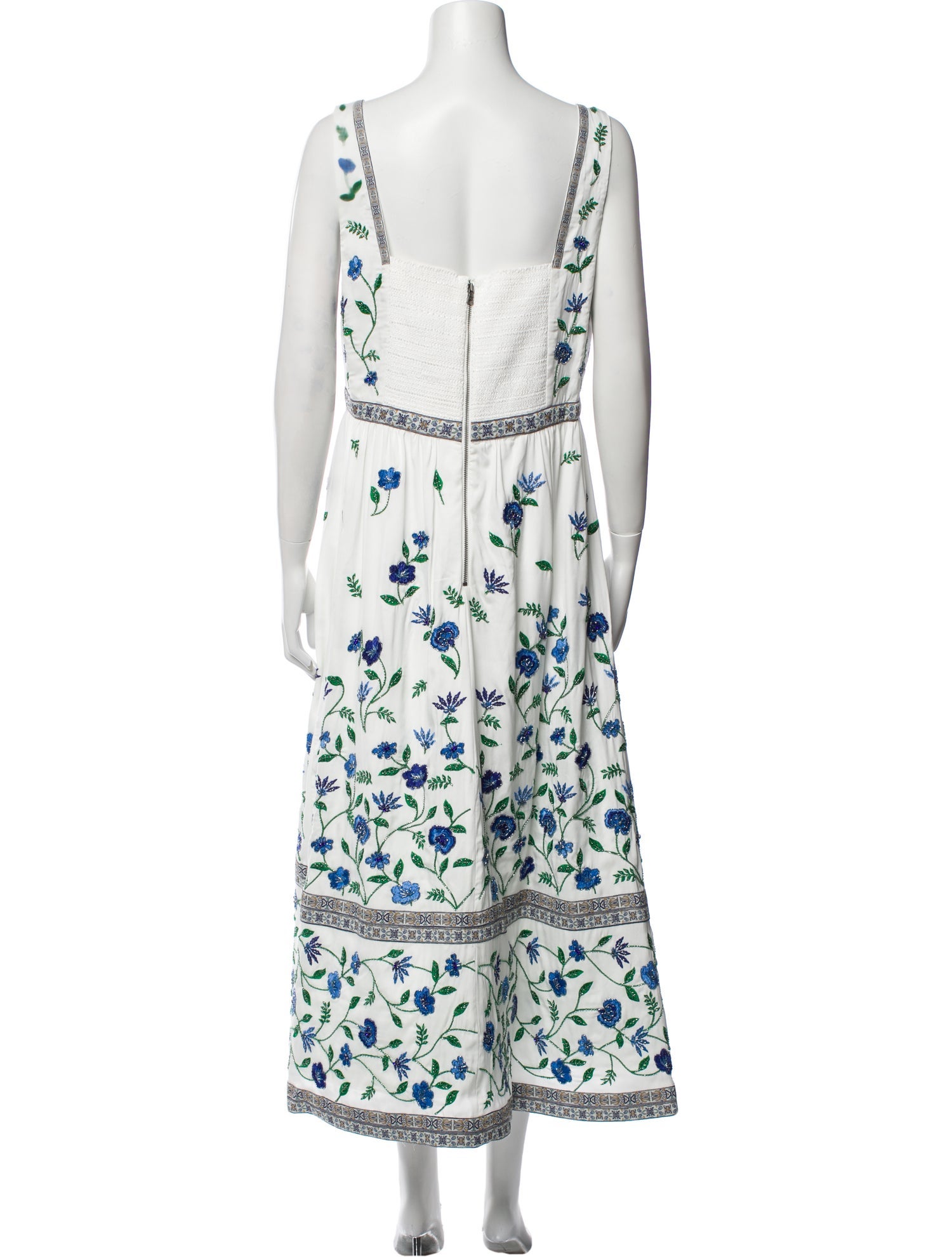 Alice + Olivia Floral Print Long Dress w/ Tags