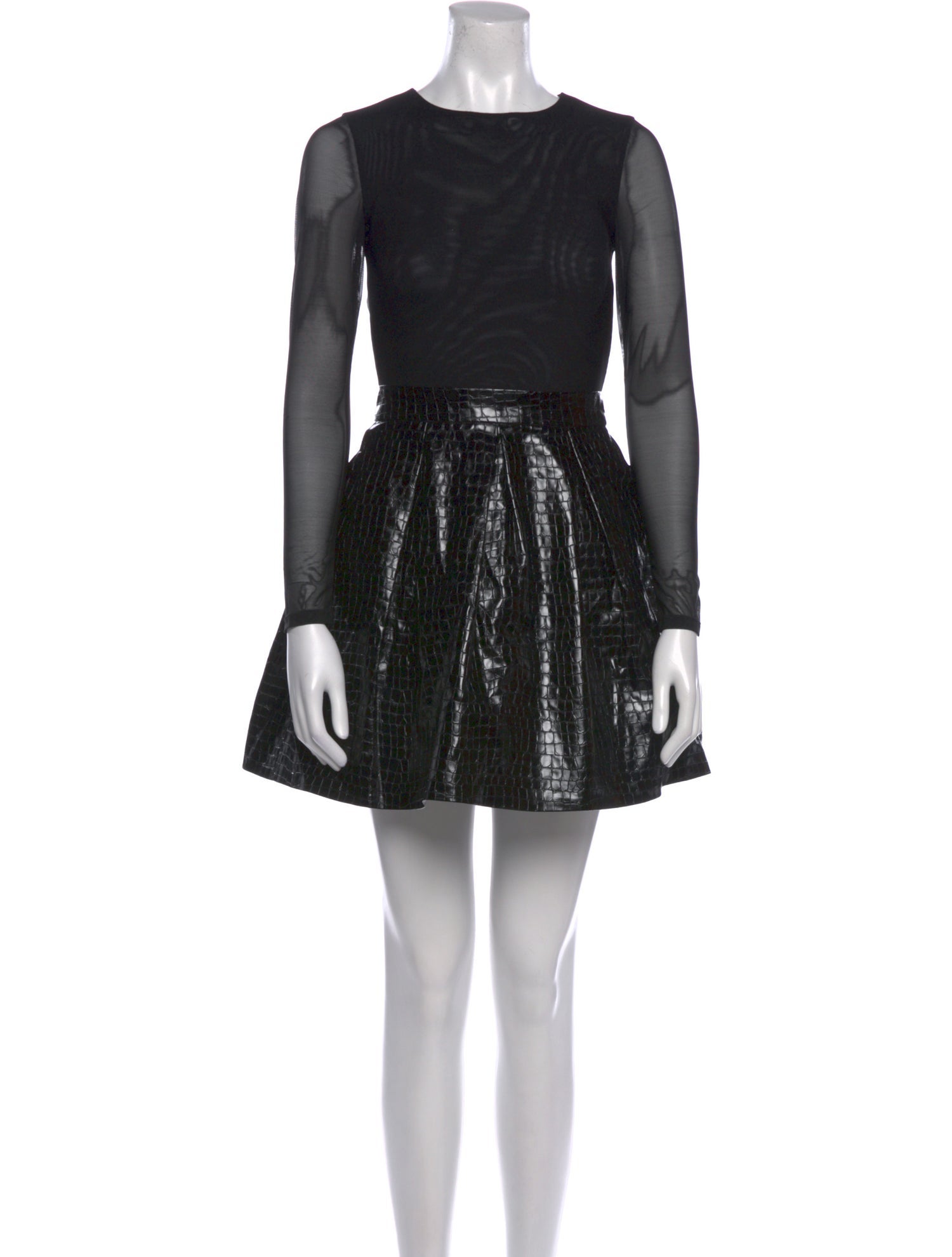 Alice + Olivia Bateau Neckline Mini Dress w/ Tags