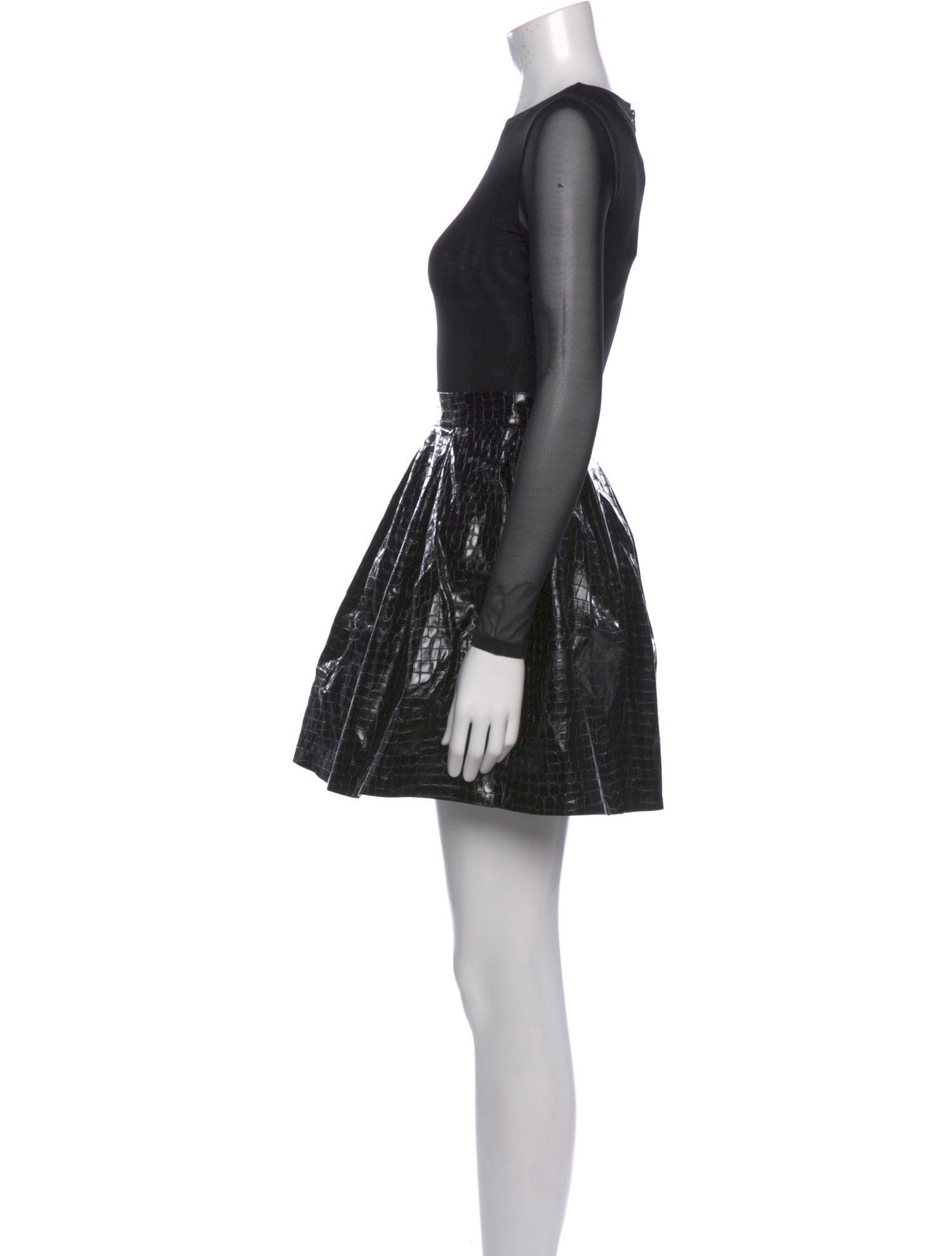 Alice + Olivia Bateau Neckline Mini Dress w/ Tags