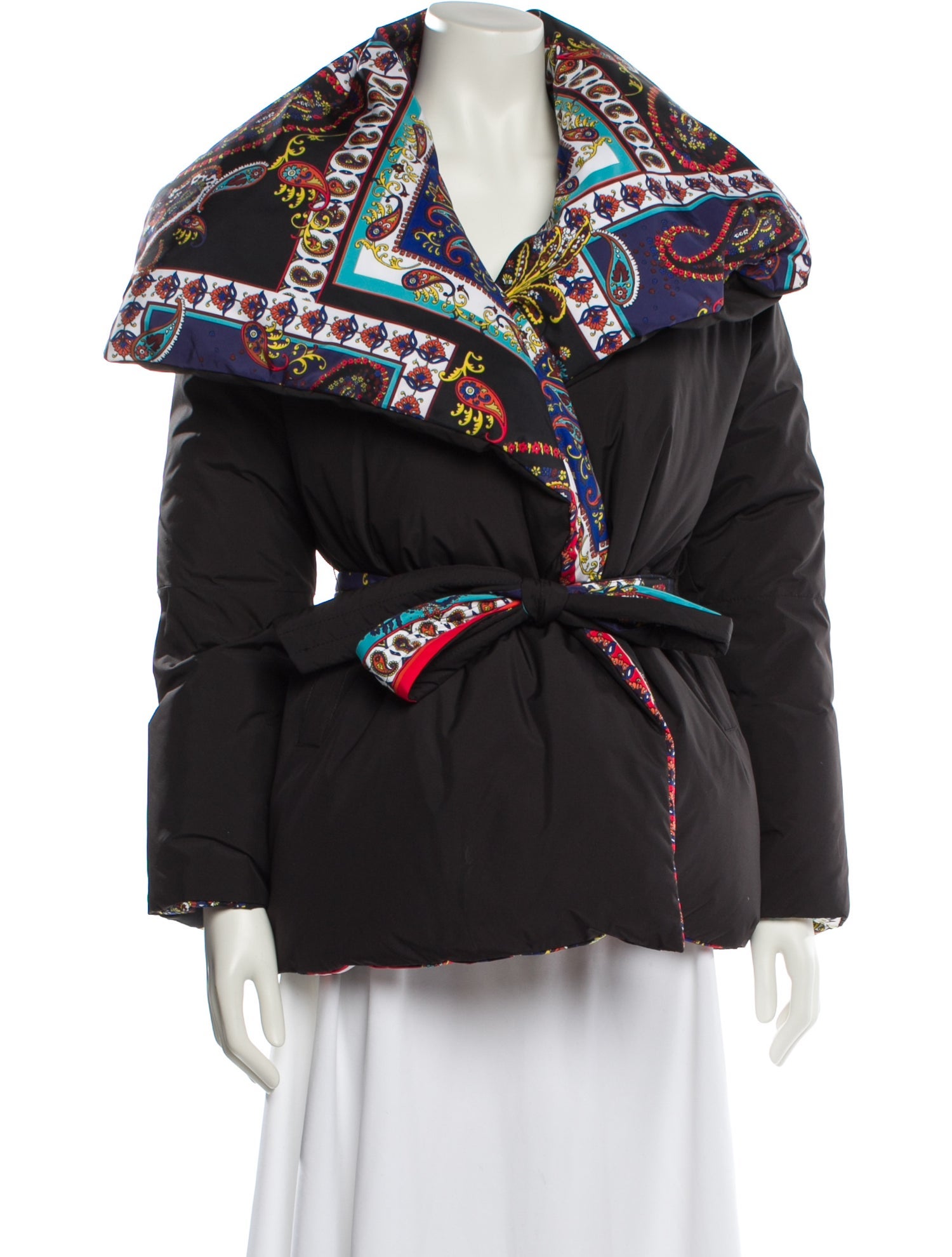 Alice + Olivia Printed Down Jacket