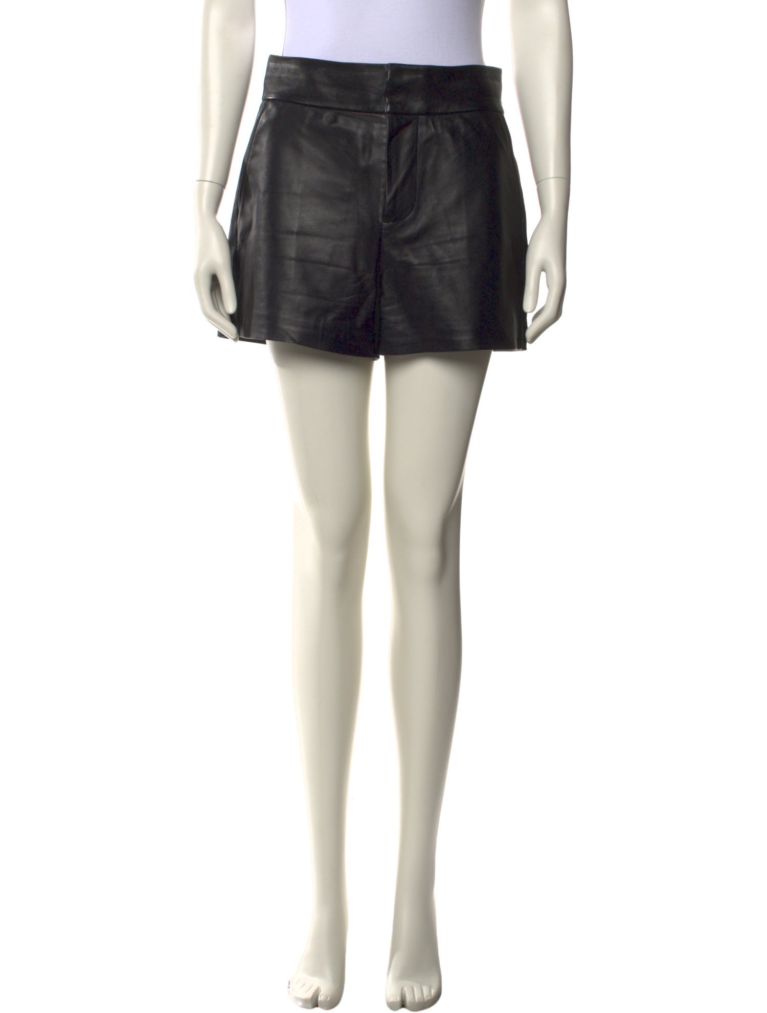 Alice + Olivia Lamb Leather Mini Shorts w/ Tags