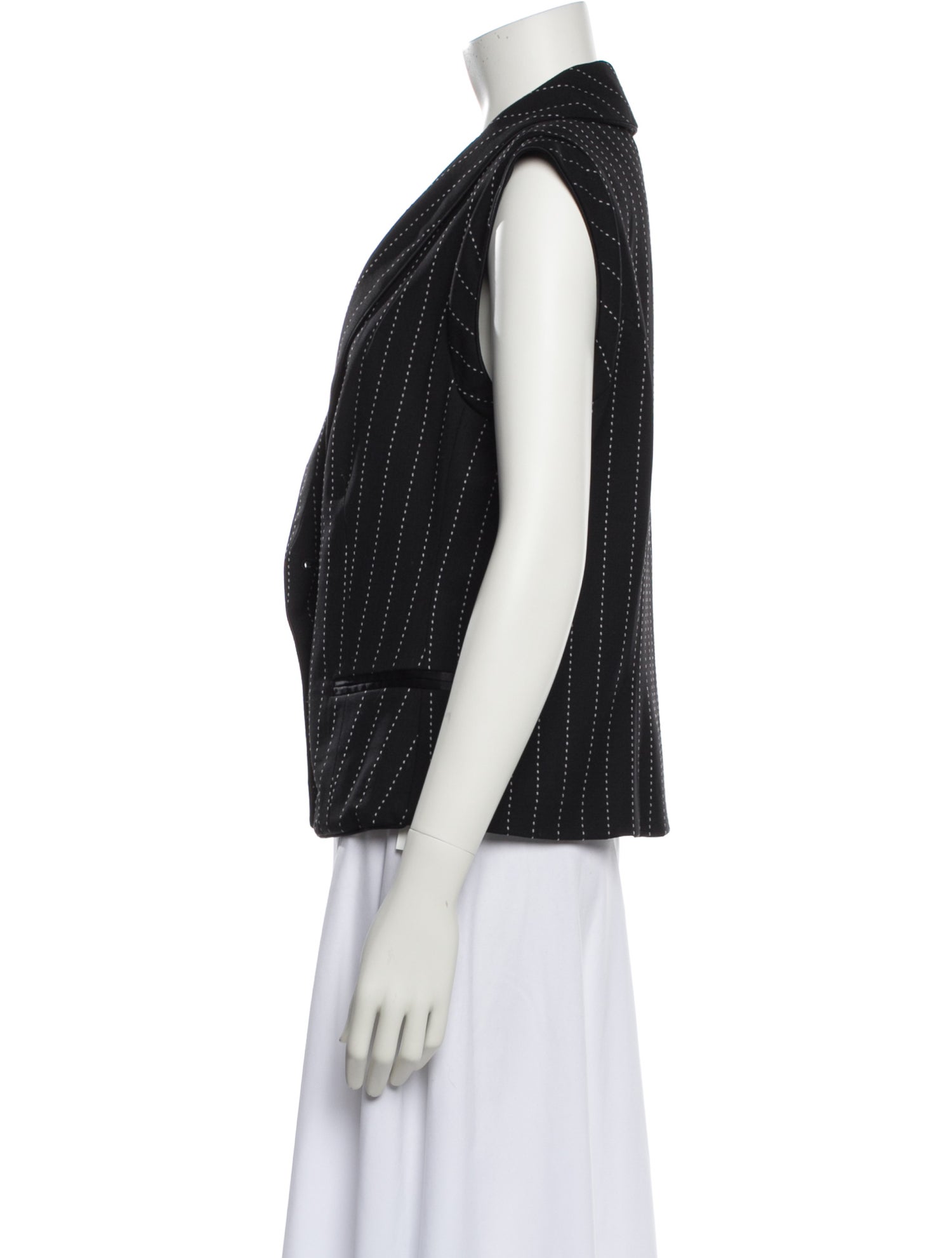 Alice + Olivia Wool Striped Vest