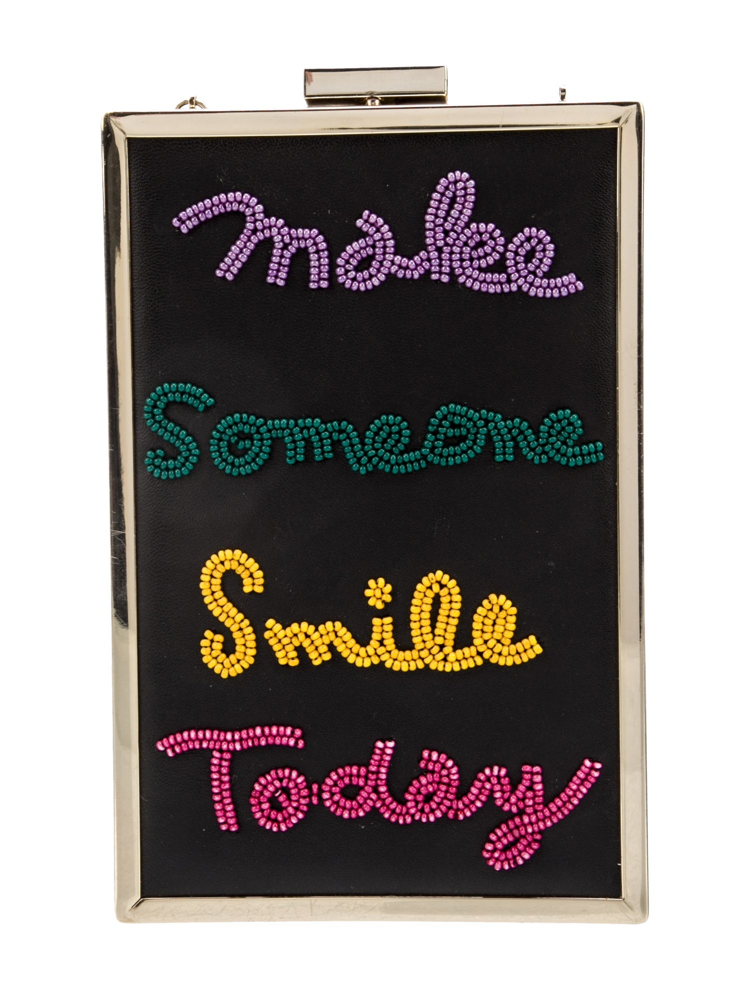 Alice + Olivia Leather Minaudière