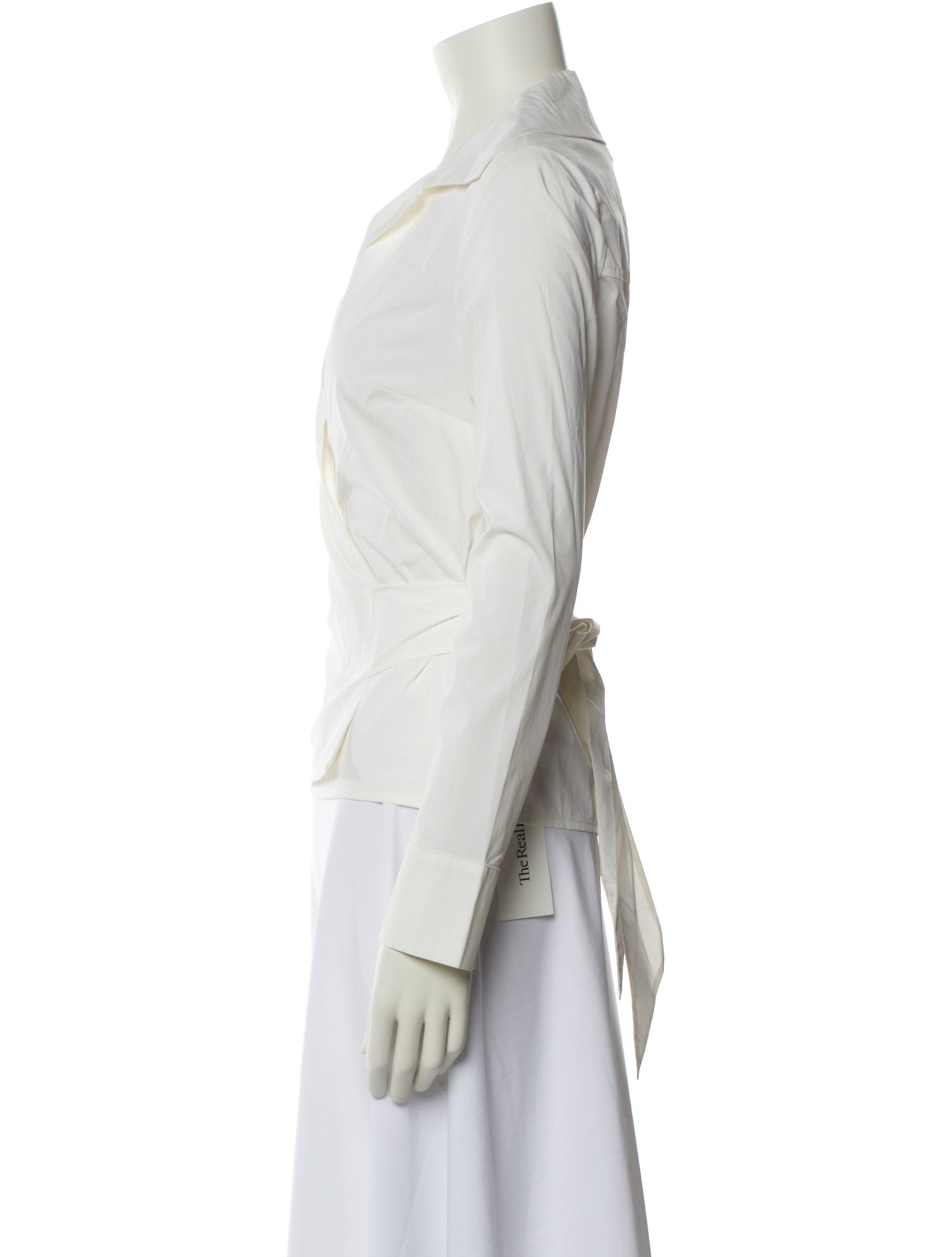 Alice + Olivia V-Neck Long Sleeve Blouse