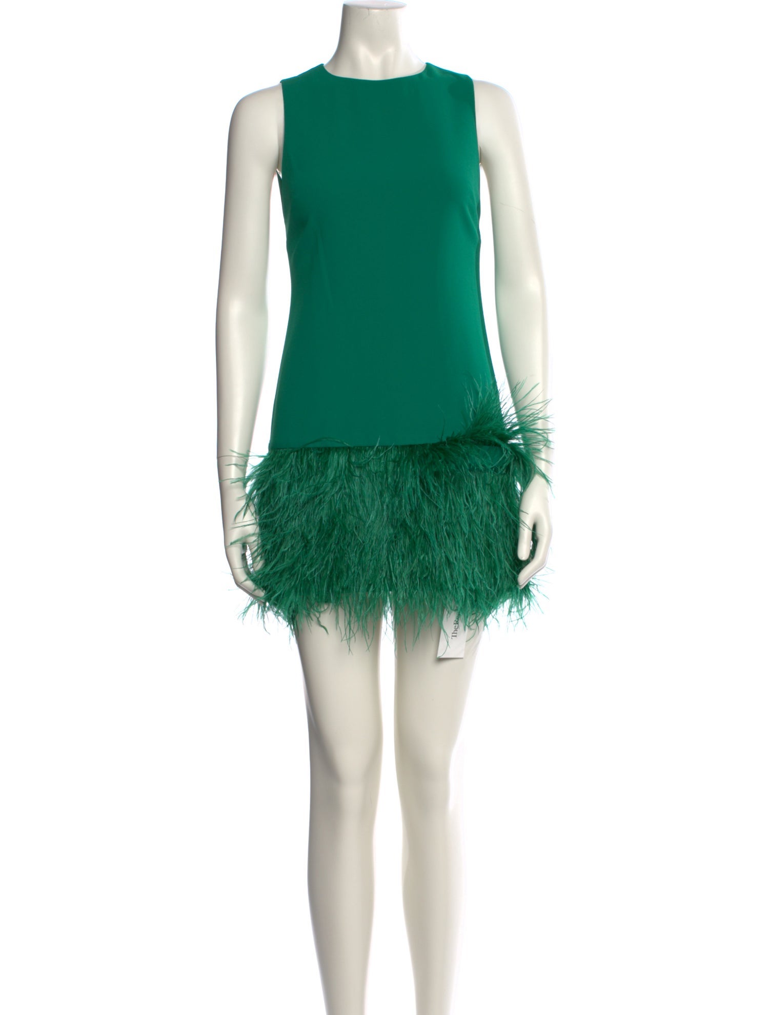 Alice + Olivia Crew Neck Mini Dress