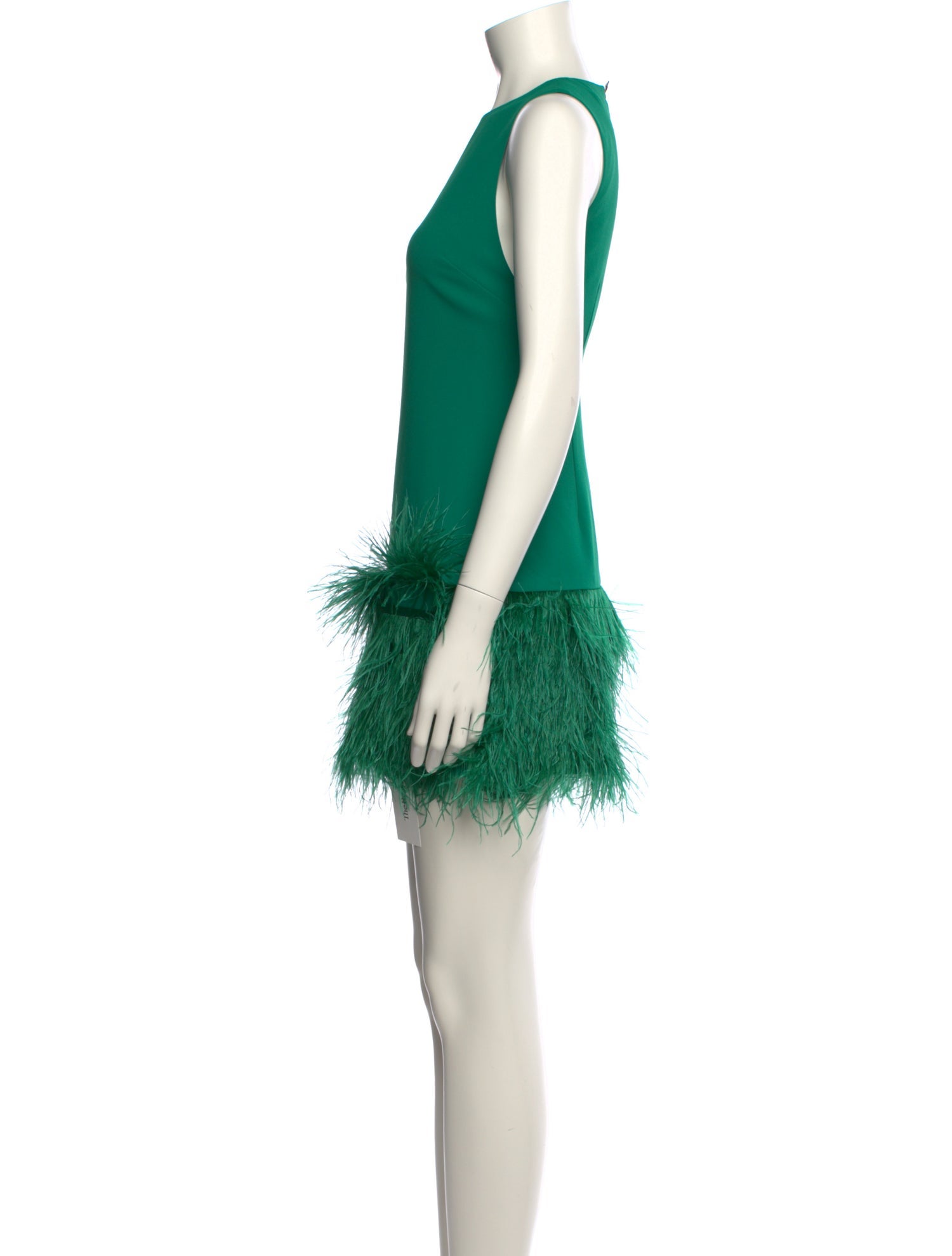 Alice + Olivia Crew Neck Mini Dress