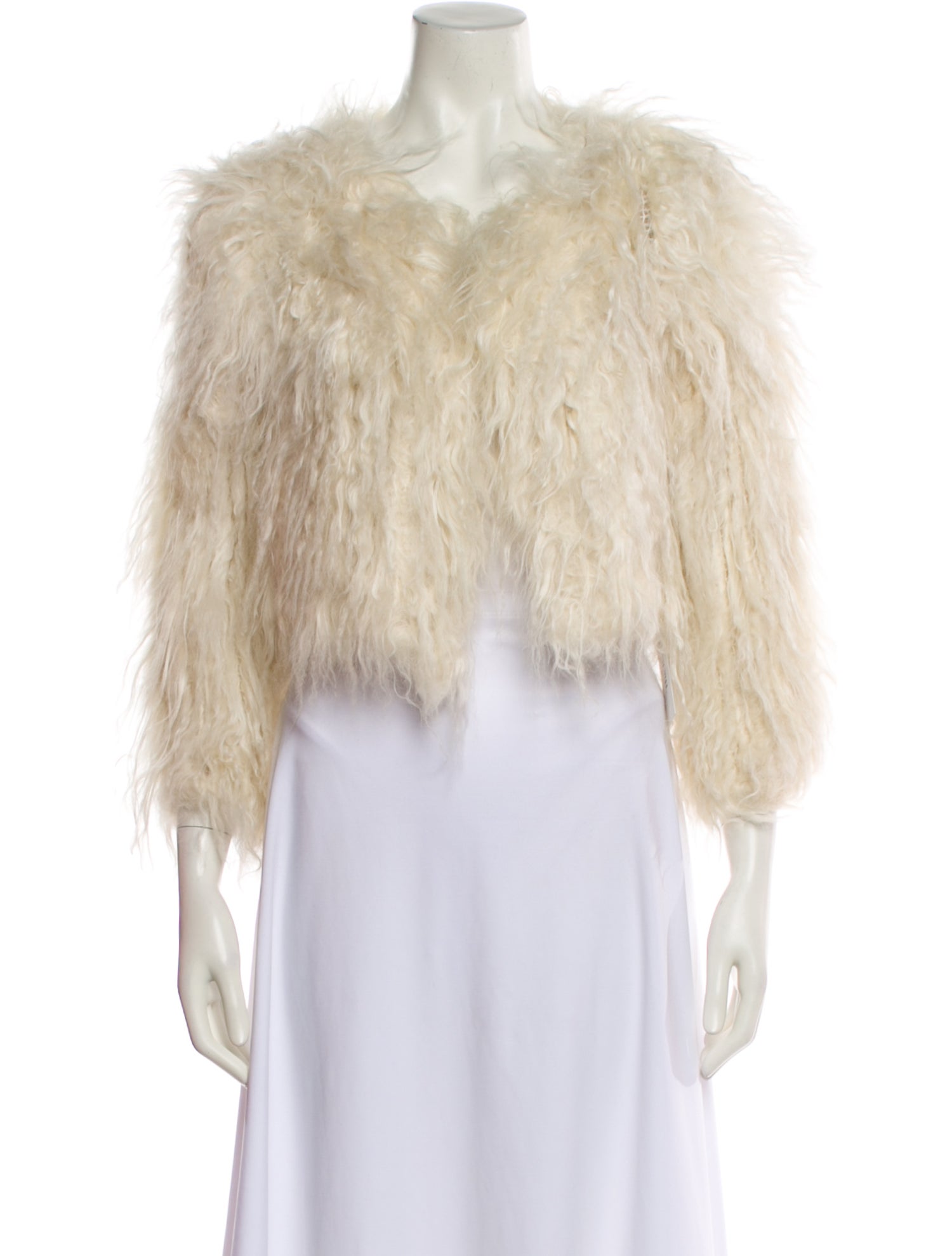 Alice + Olivia Lamb Fur Fur Jacket