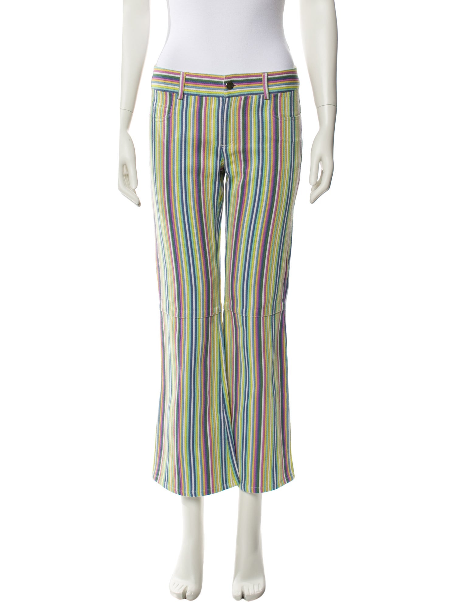 Alice + Olivia Striped Wide Leg Pants