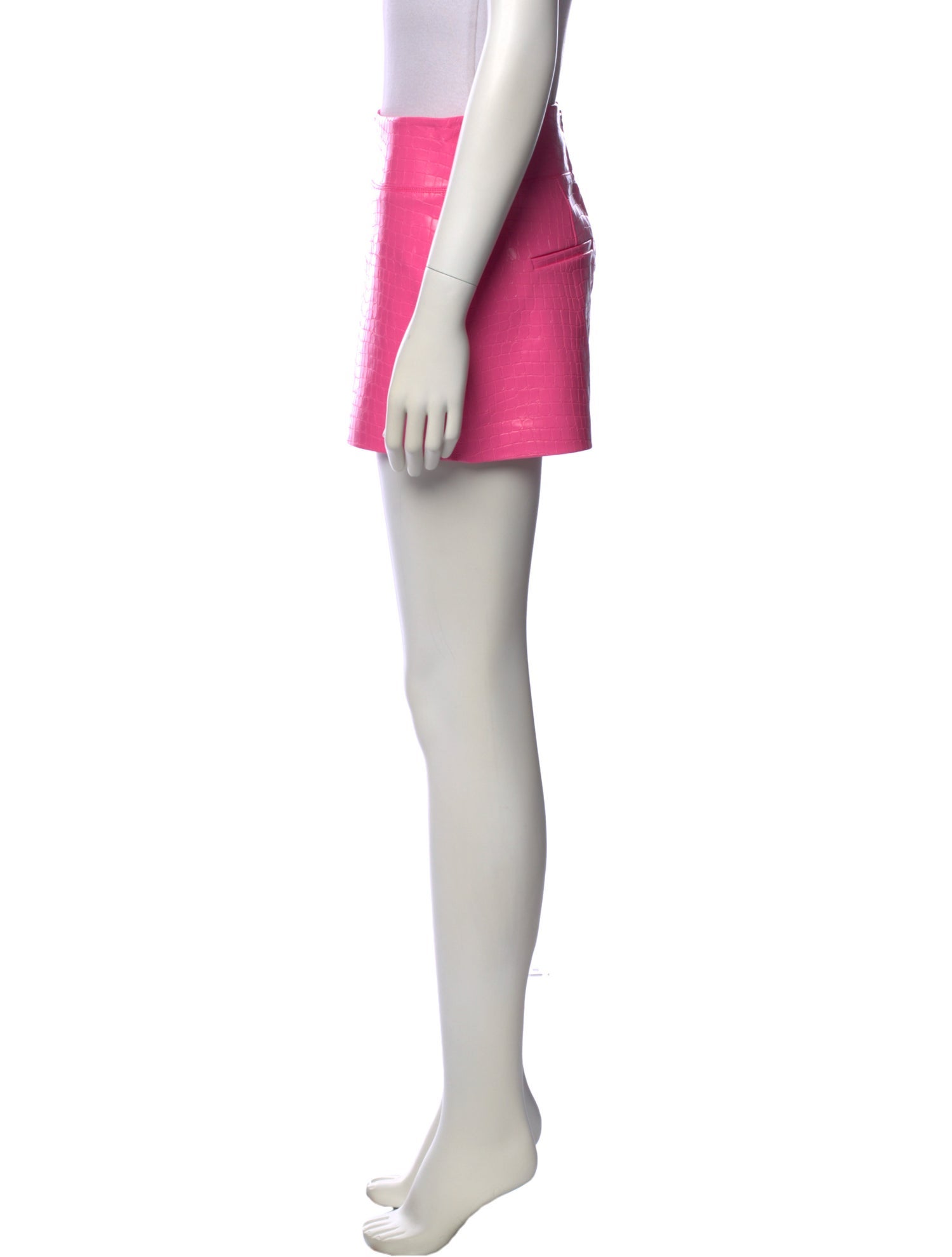 Alice + Olivia Faux Leather Mini Shorts w/ Tags