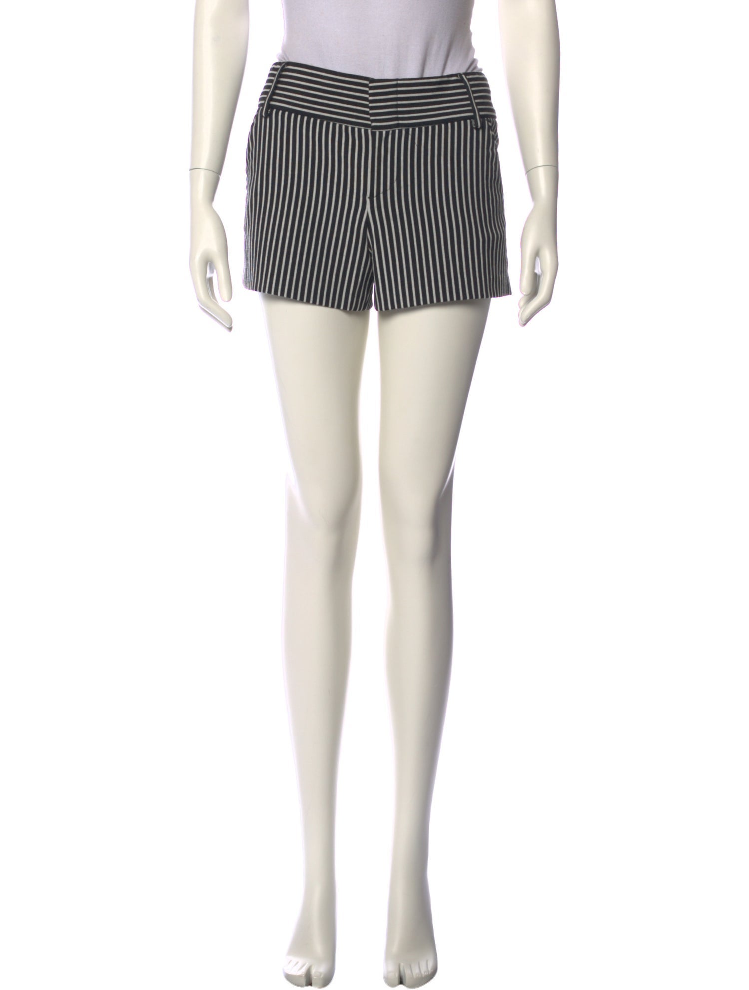 Alice + Olivia Striped Mini Shorts