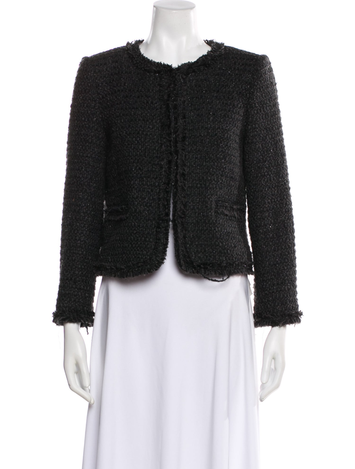Alice + Olivia Tweed Pattern Evening Jacket