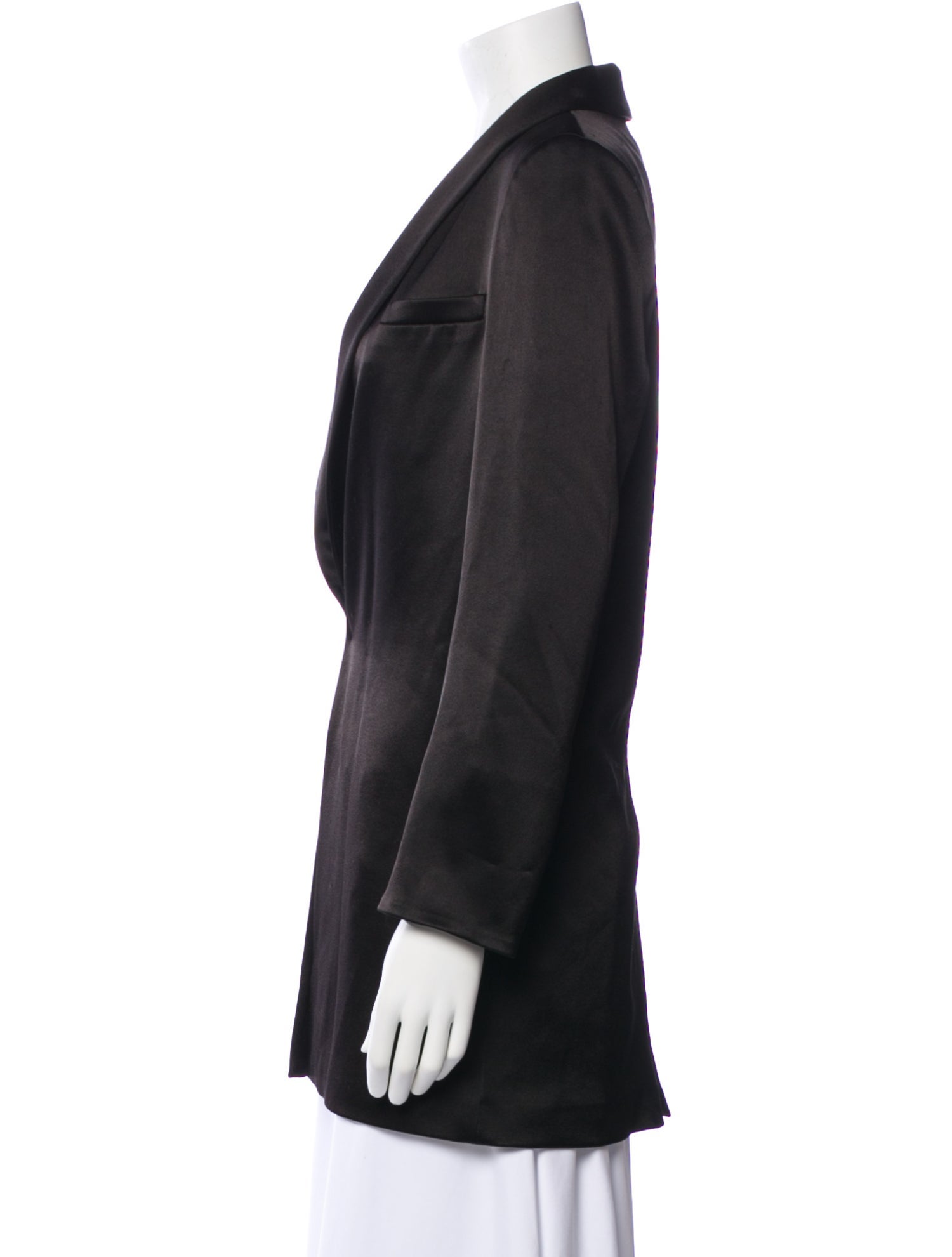 Alice + Olivia Satin Blazer