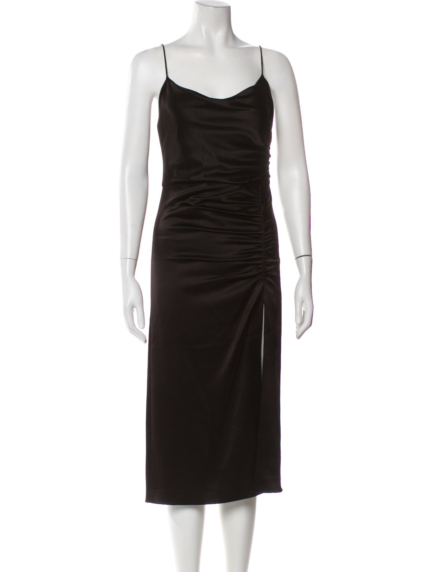 Alice + Olivia Cowl Neck Midi Length Dress