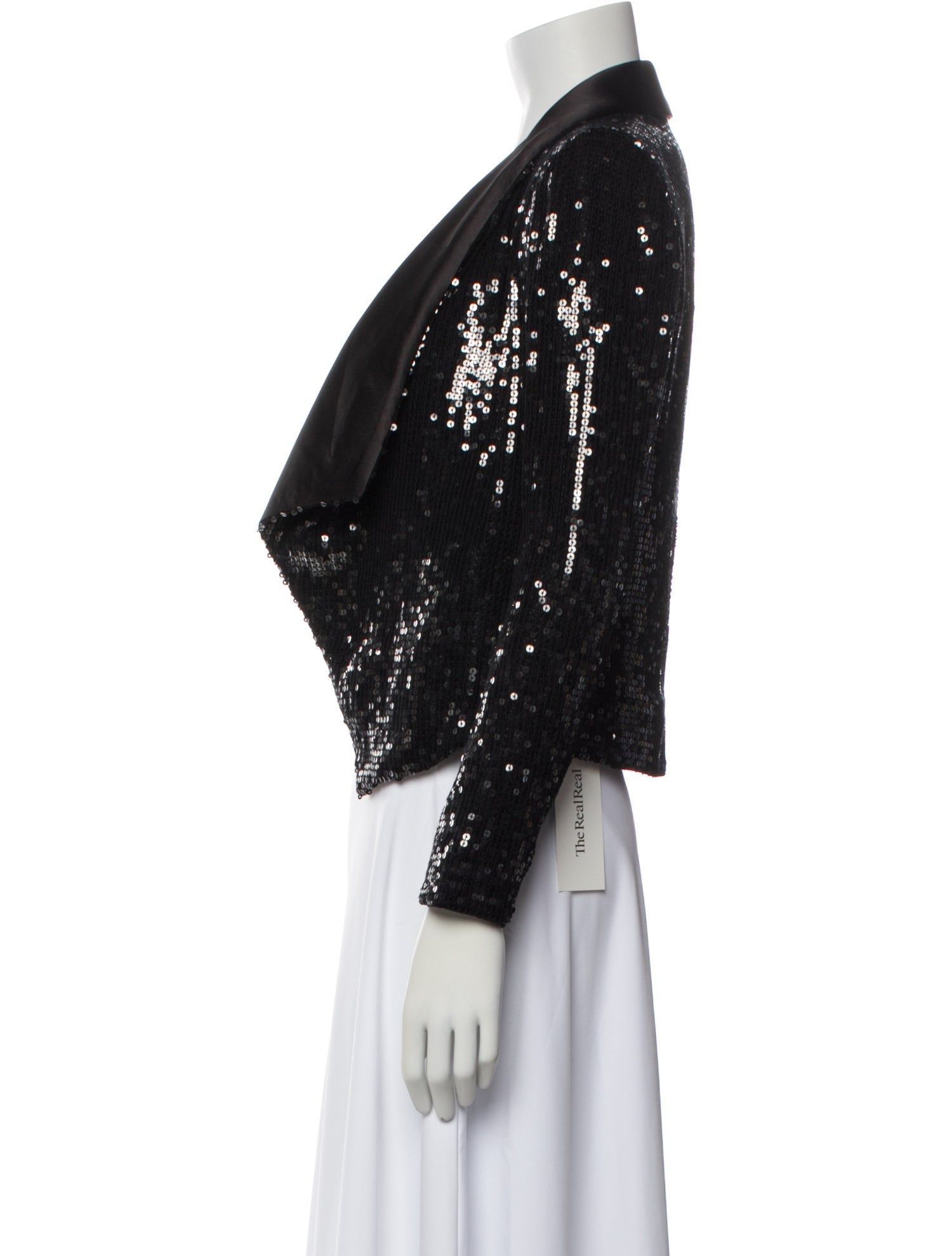Alice + Olivia Sequin Printed Evening Jacket