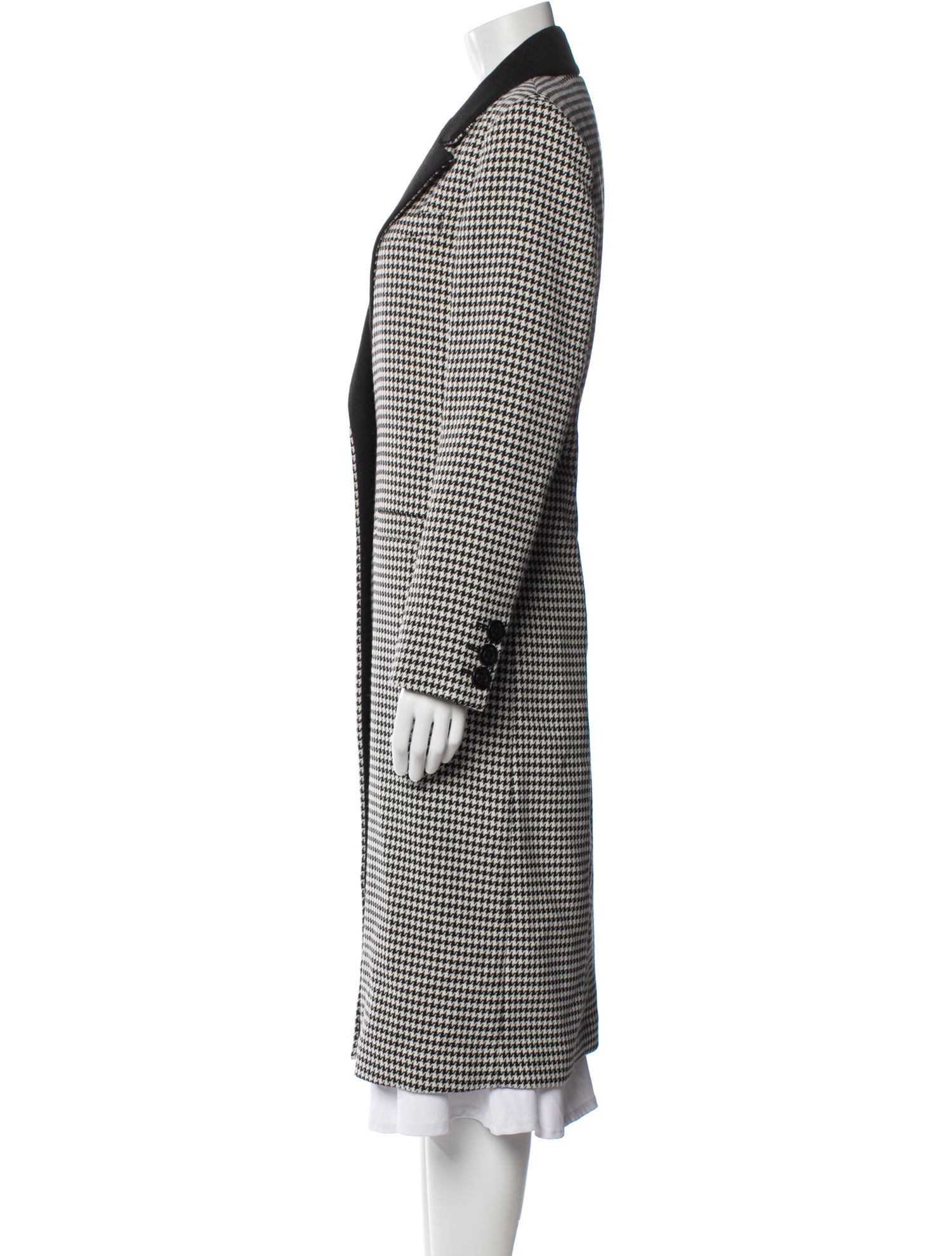 Alice + Olivia Houndstooth Print Coat w/ Tags