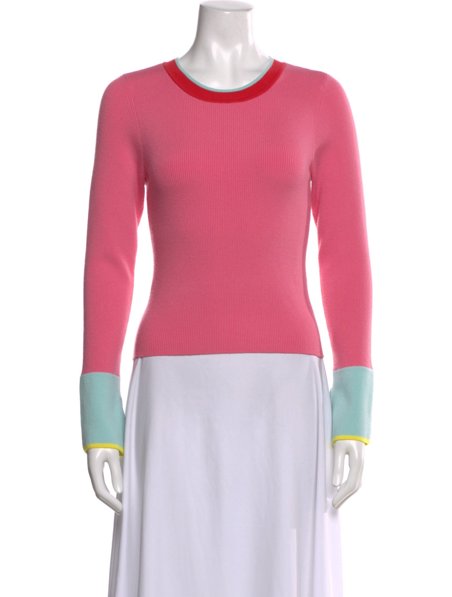 Alice + Olivia Wool Crew Neck Sweater
