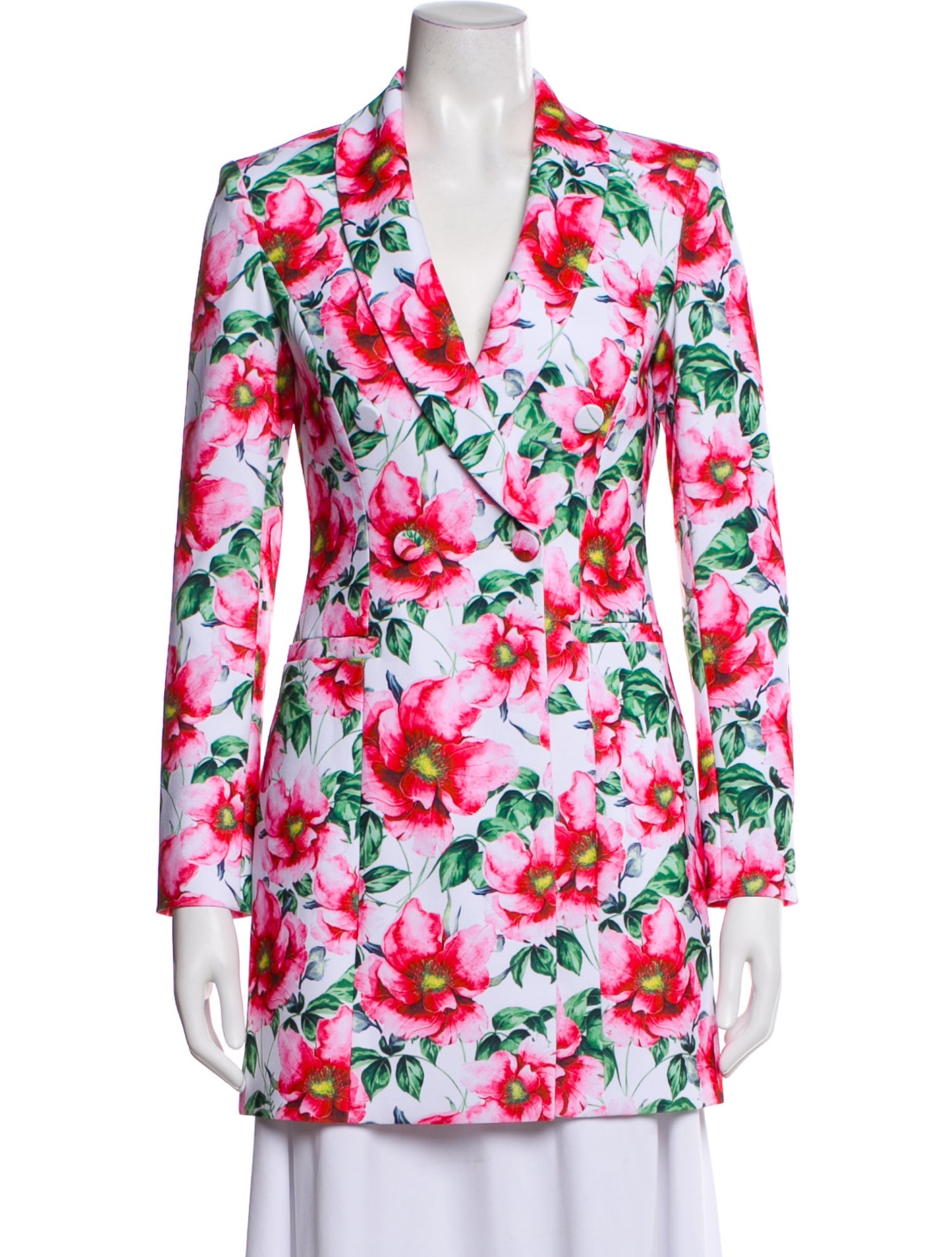 Alice + Olivia Floral Print Coat