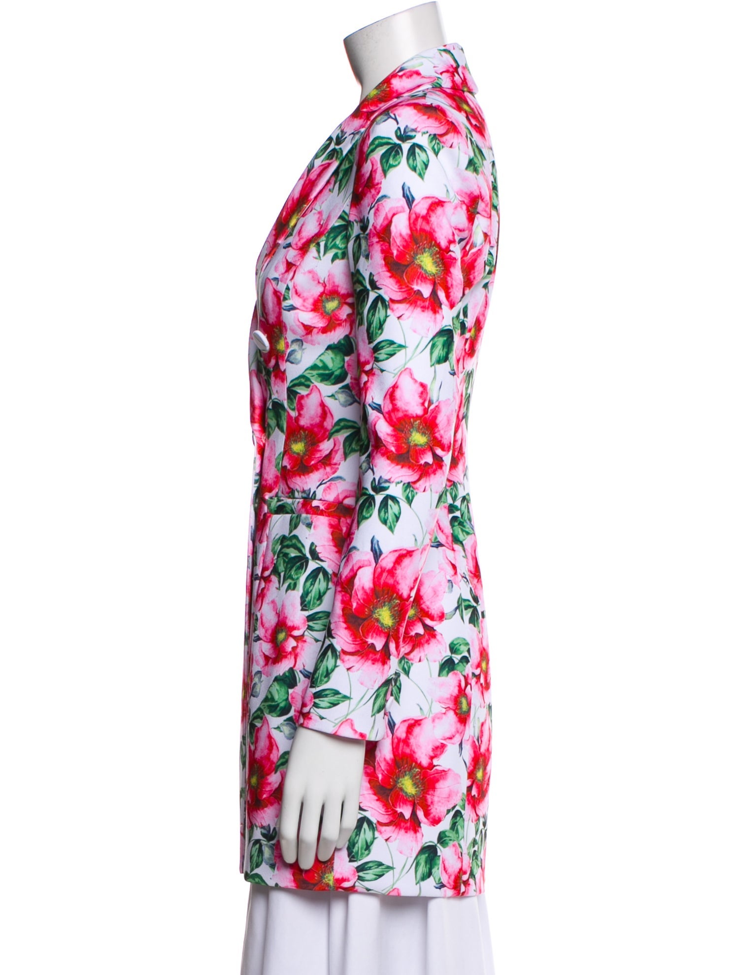 Alice + Olivia Floral Print Coat