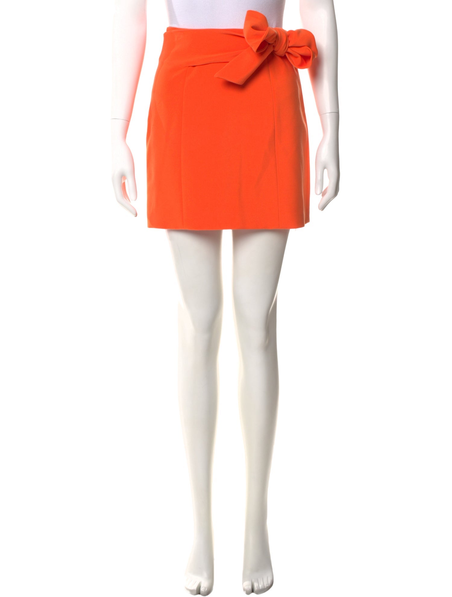 Alice + Olivia Pleated Accents Mini Skirt