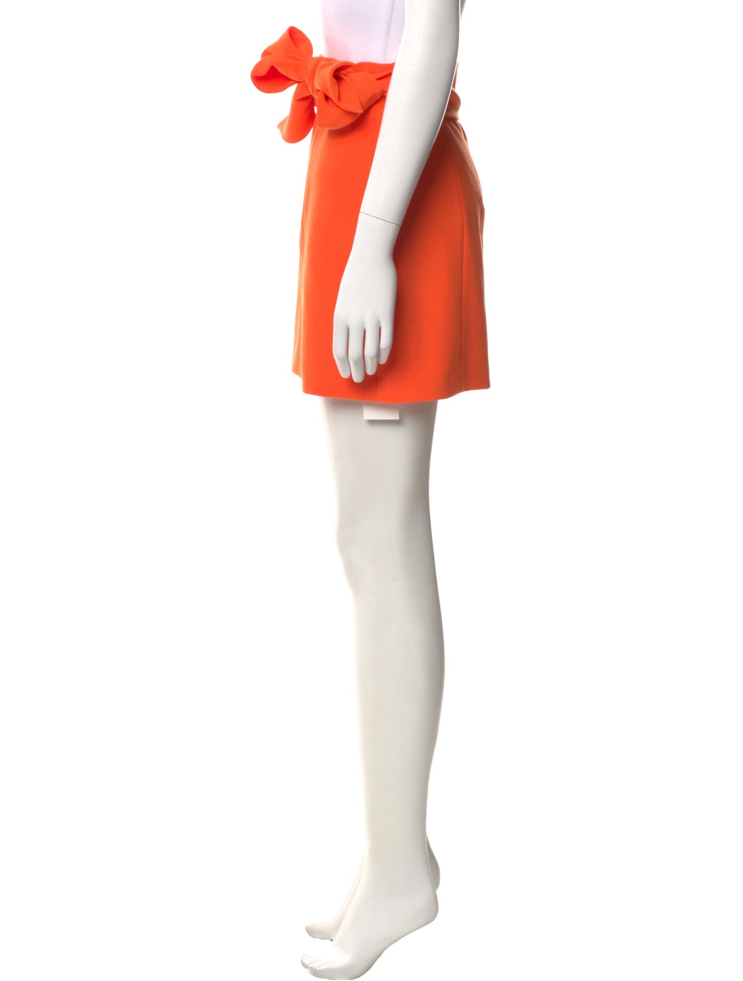 Alice + Olivia Pleated Accents Mini Skirt