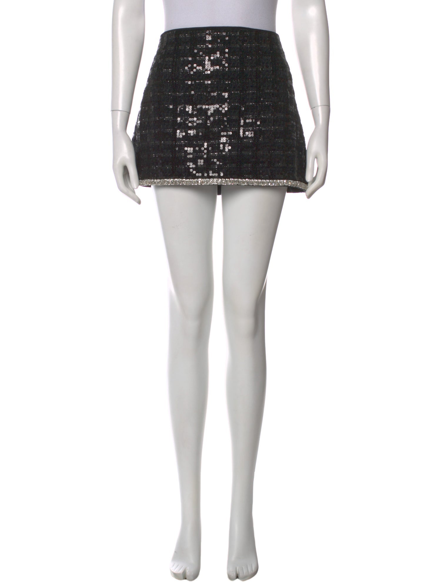 Alice + Olivia Crystal Embellishments Mini Skirt w/ Tags