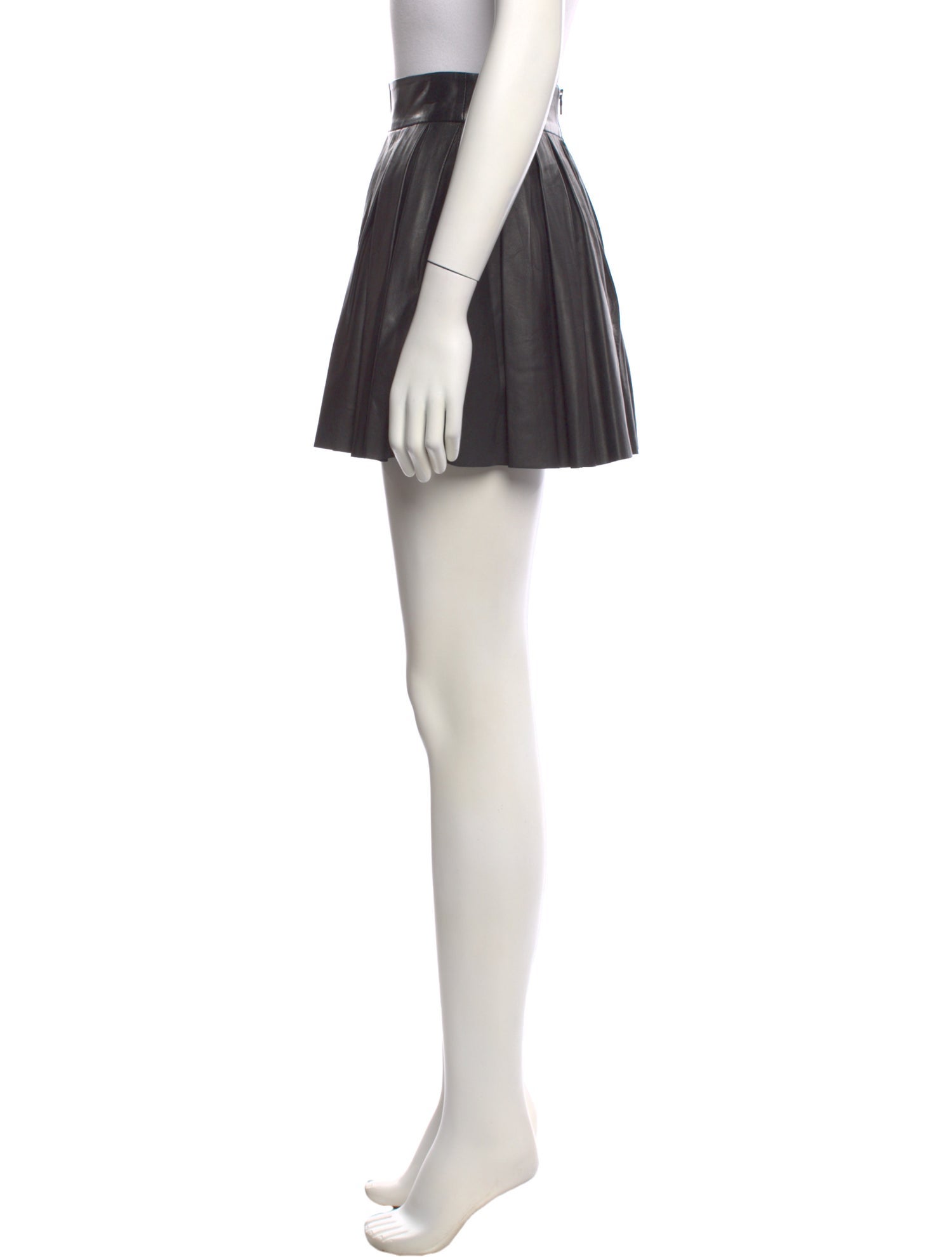 Alice + Olivia Leather Mini Skirt