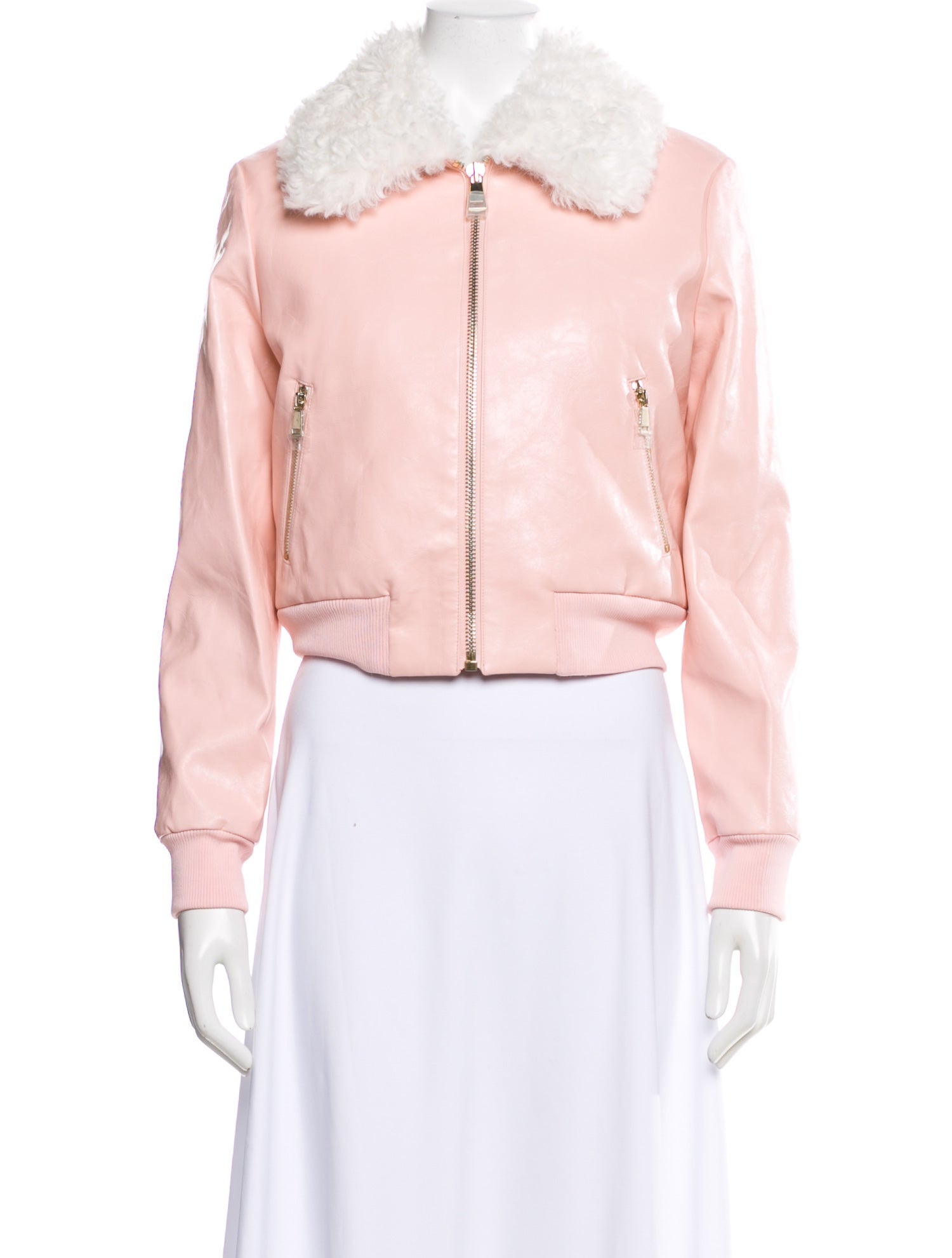 Alice + Olivia Faux Fur Bomber Jacket w/ Tags
