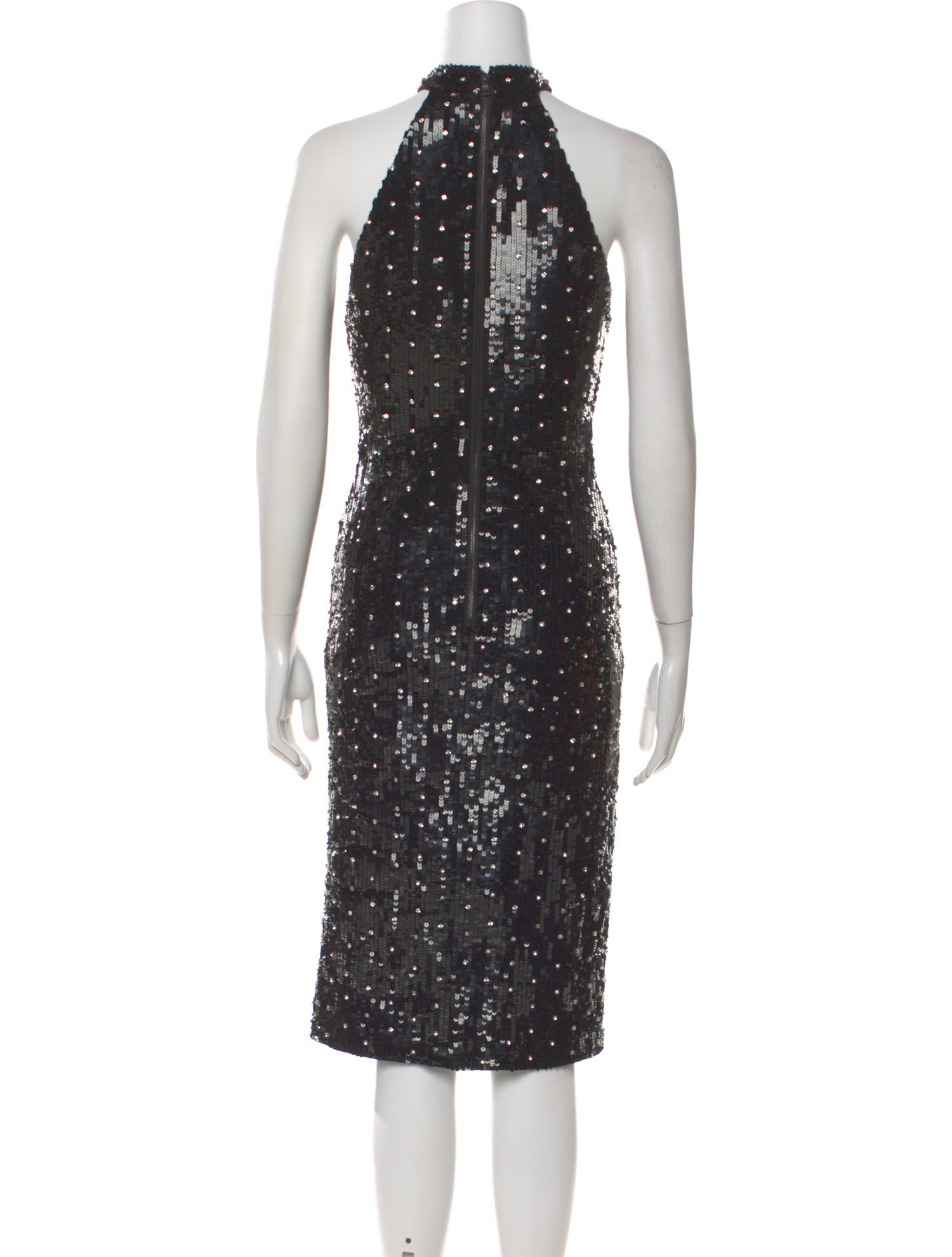 alice and olivia black and white sequin dress ALICE + OLIVIA BLACK WHITE SEQUIN DRESS Sz 2 Worn Once - clothing &  accessories - by owner - apparel sale