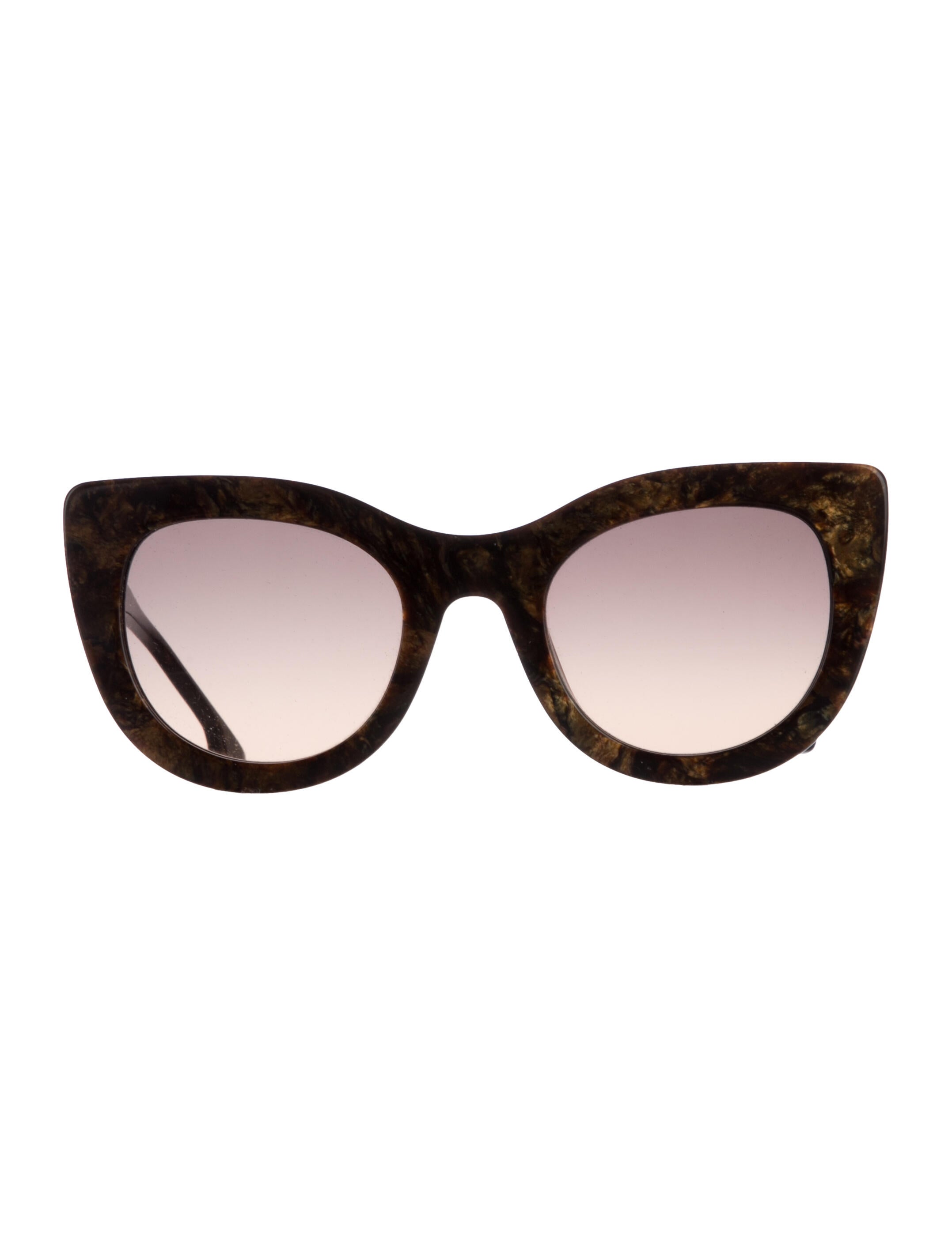 Alice + Olivia Cat-Eye Gradient Sunglasses
