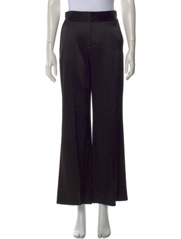 Pre-owned Alice And Olivia Flared Pants In Black