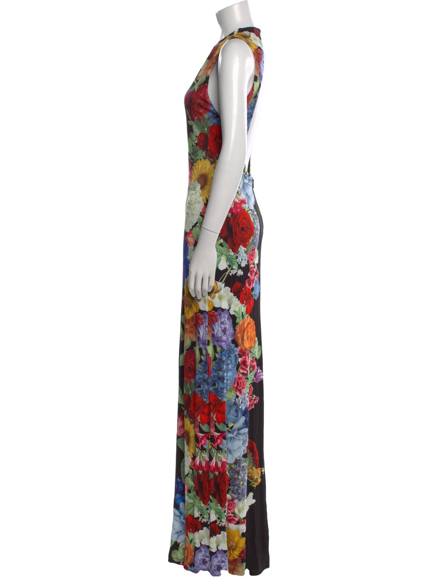Alice + Olivia Floral Print Long Dress w/ Tags