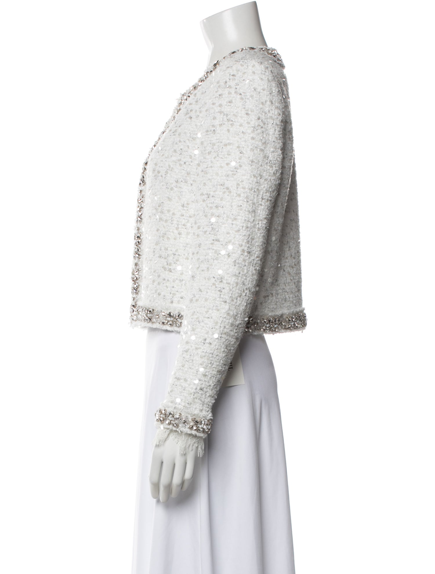 Alice + Olivia Tweed Pattern Jacket
