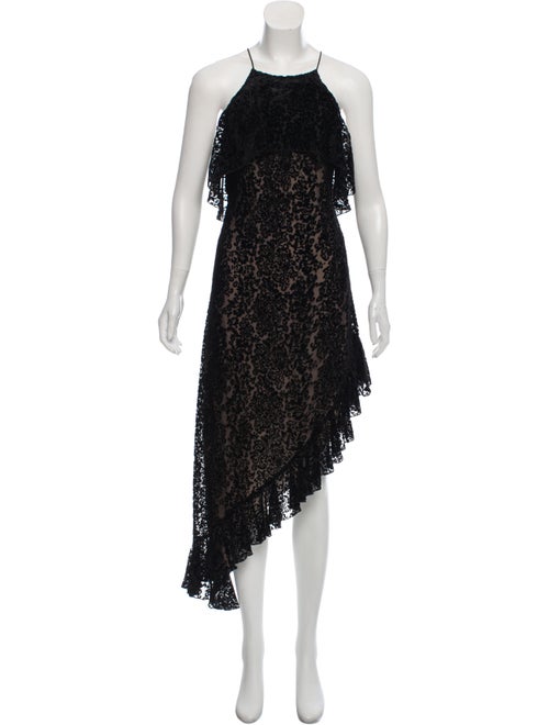 Alice + Olivia Devore Maxi Dress Black