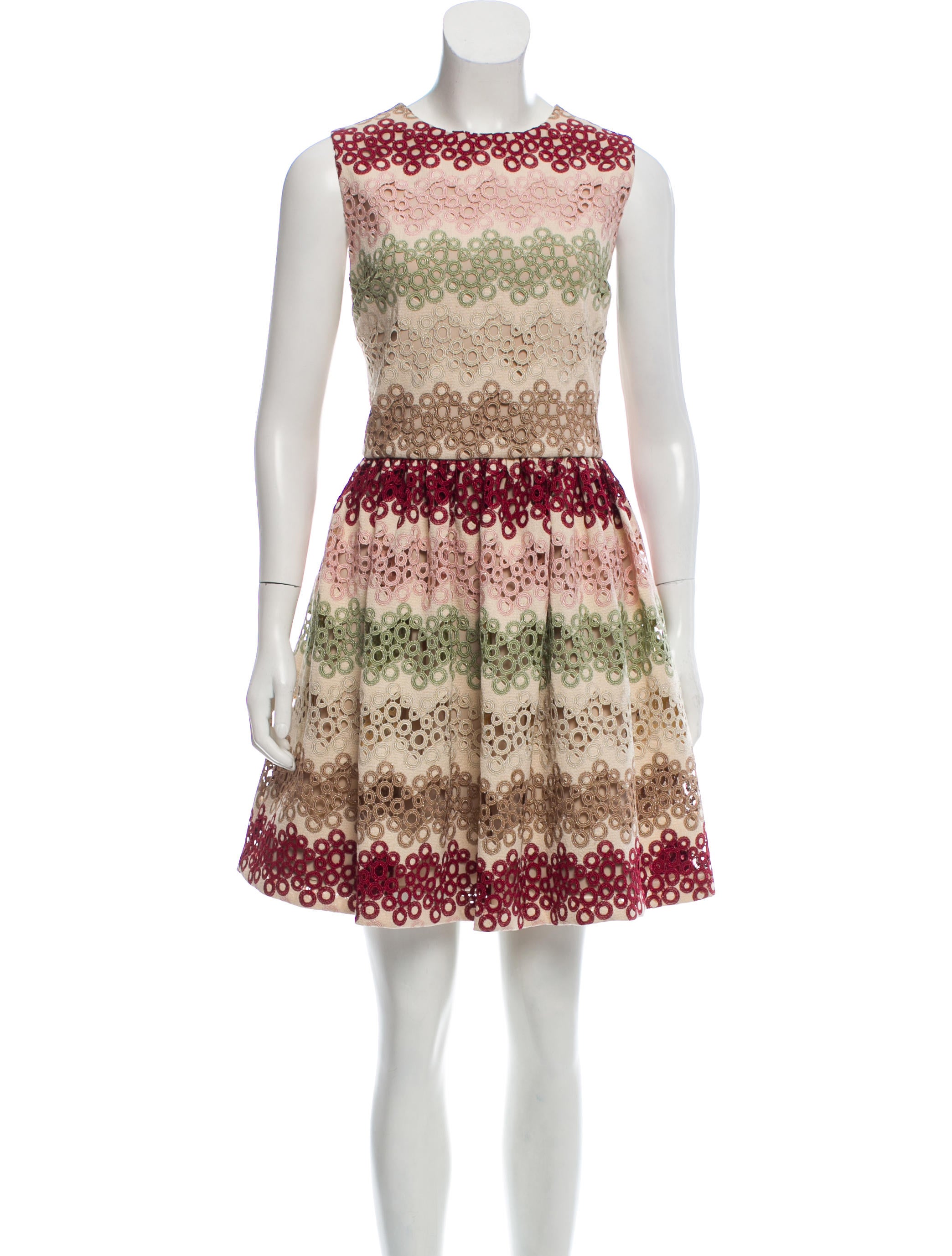 alice and olivia eyelet dress