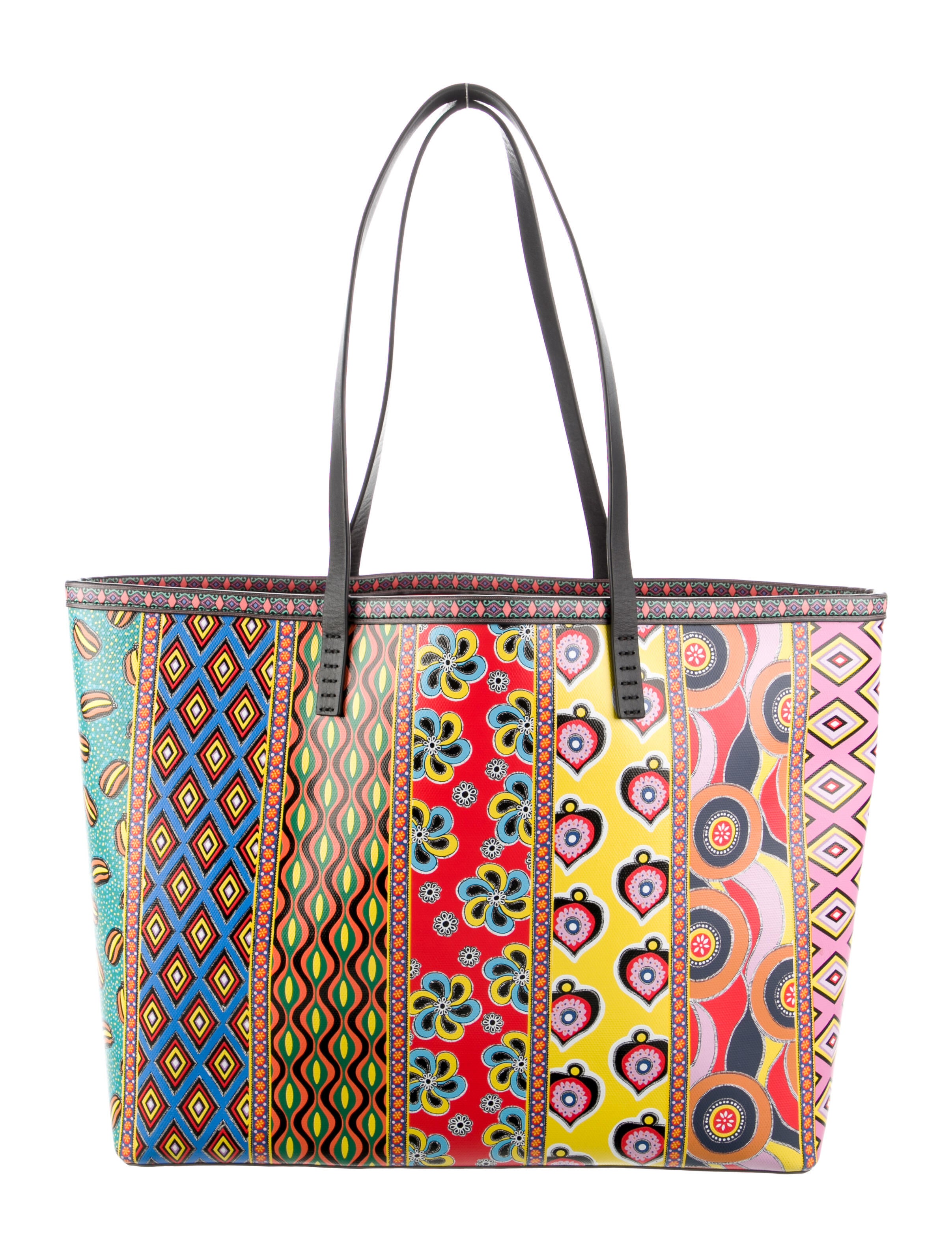 Alice + Olivia x Carla Kranendonk Missy Printed Tote - Red