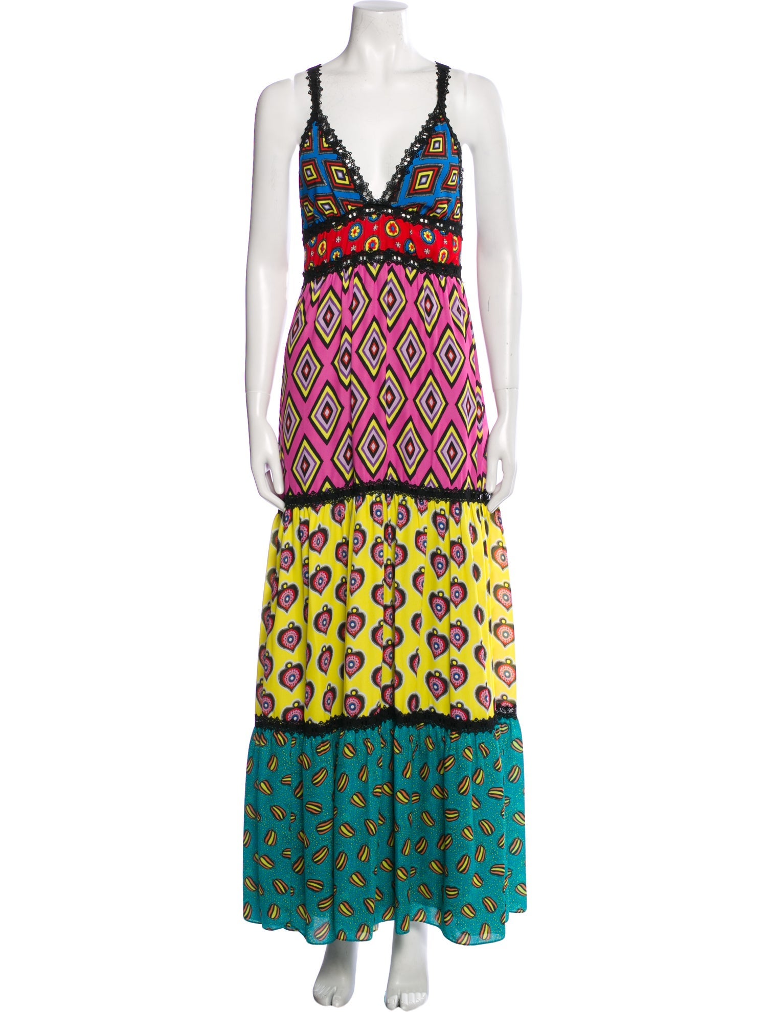 Alice + Olivia x Carla Kranendonk Printed Long Dress